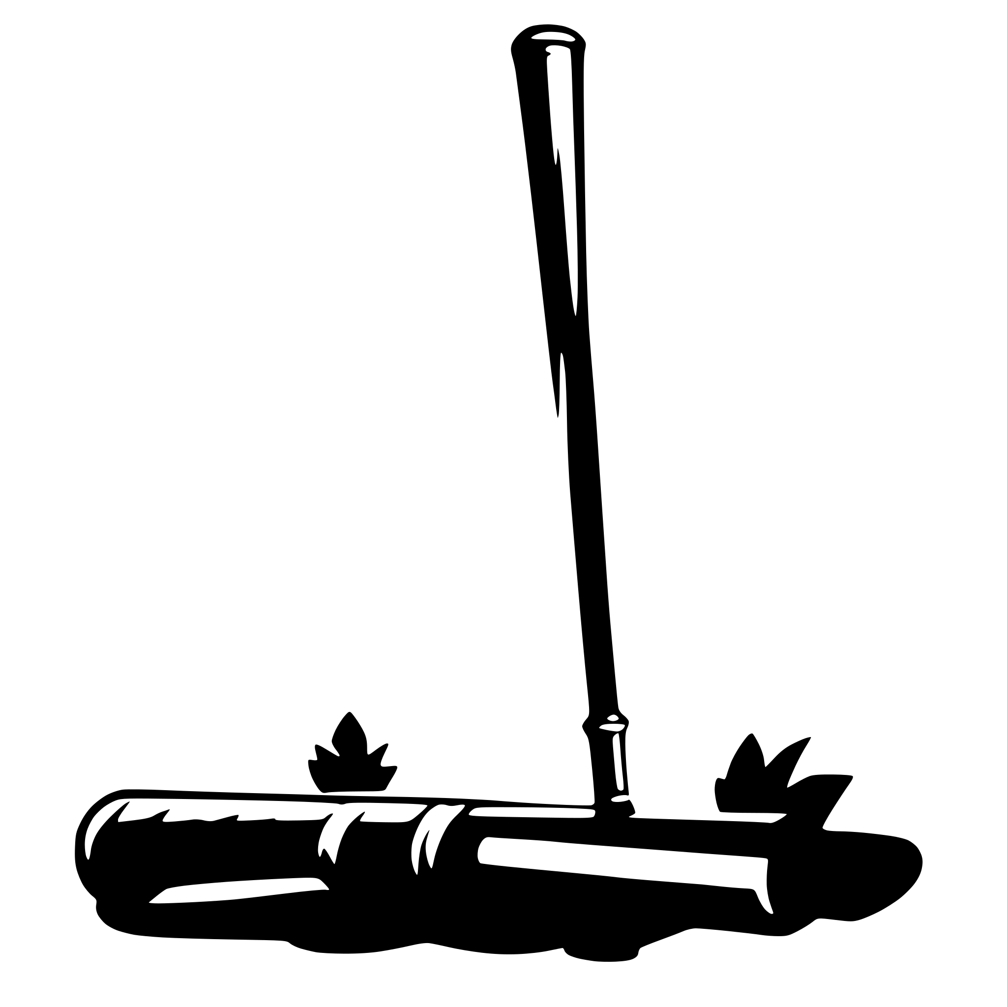 AI-generated SVG of a baseball bat