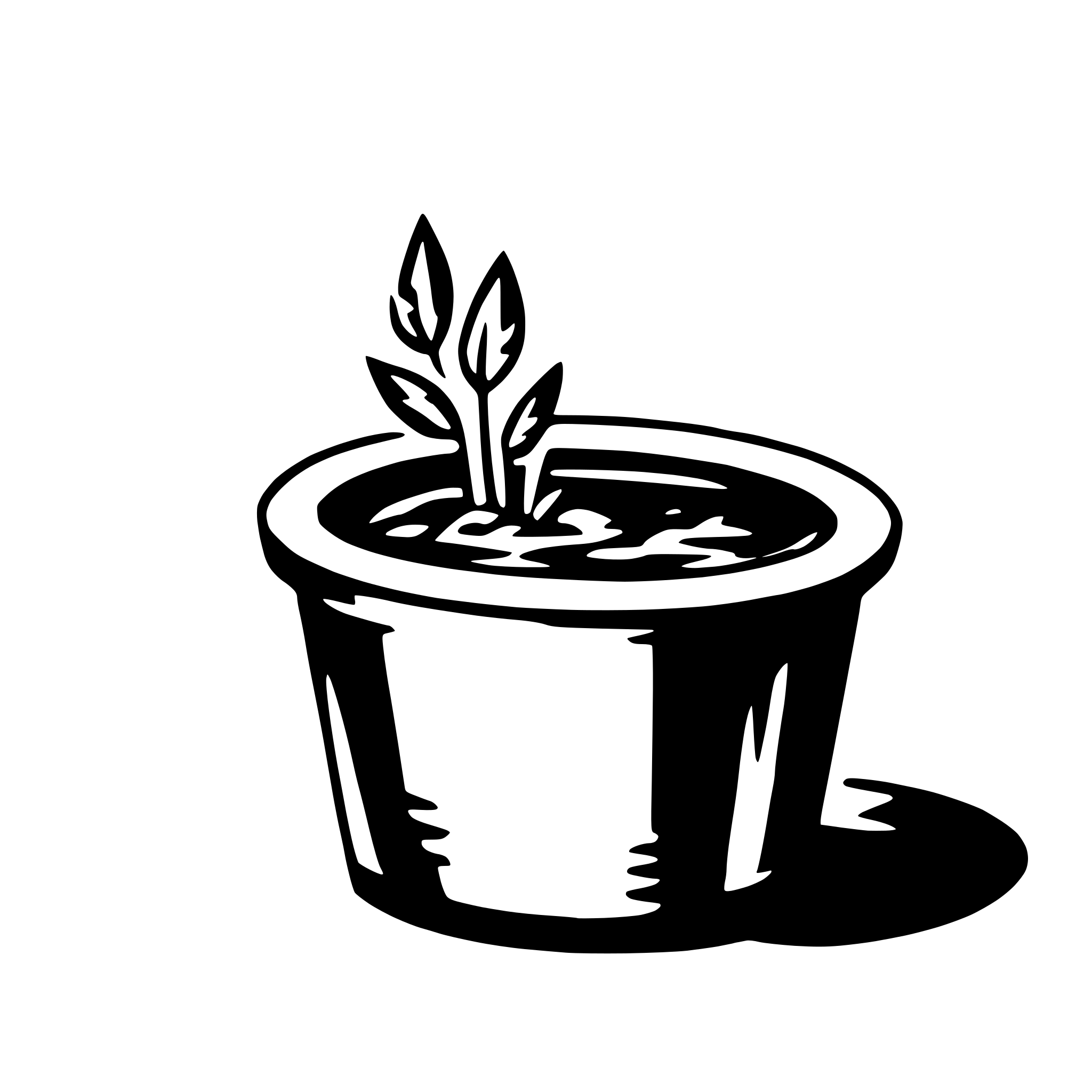 AI-generated SVG of 'crucible'