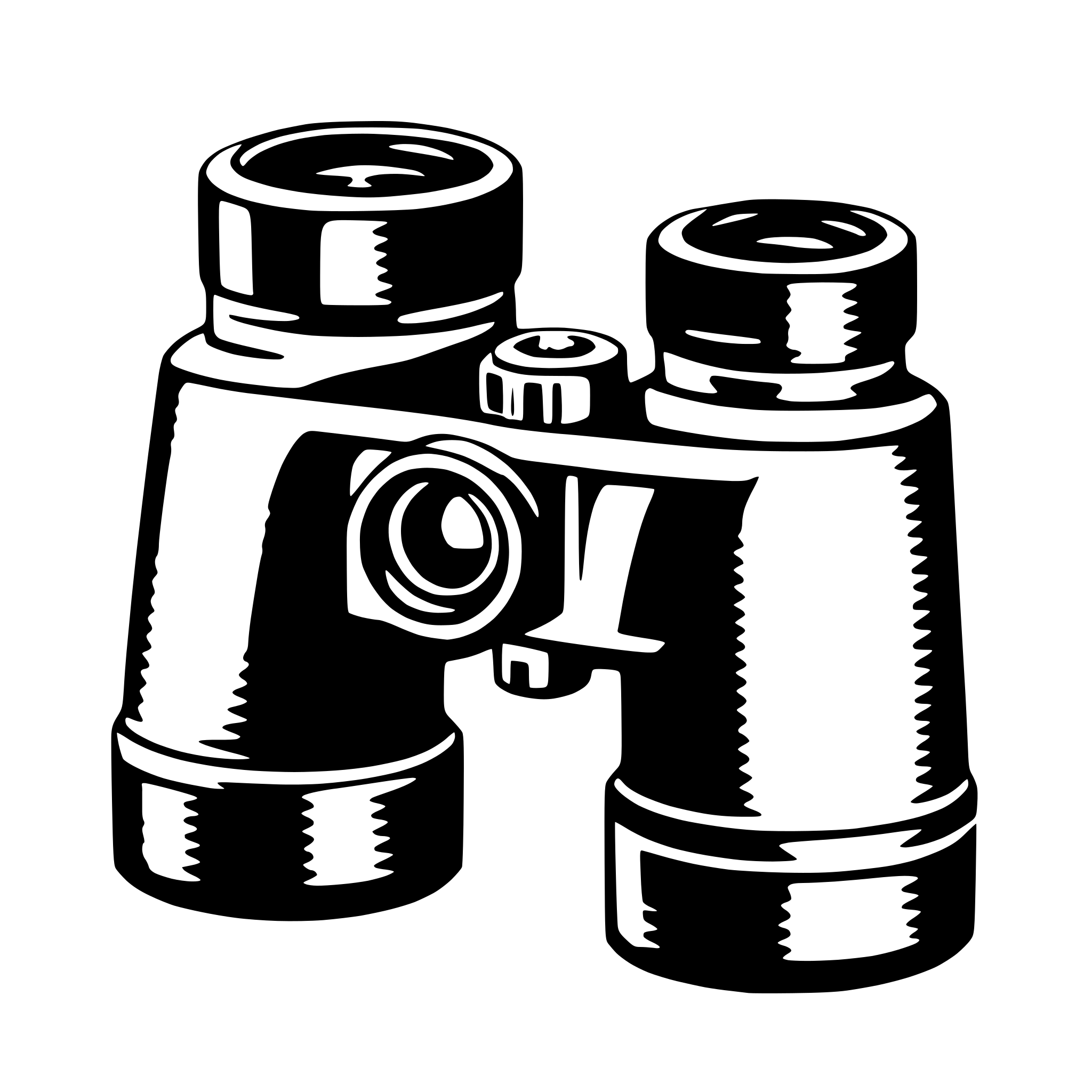 AI-generated SVG of 'binoculars'