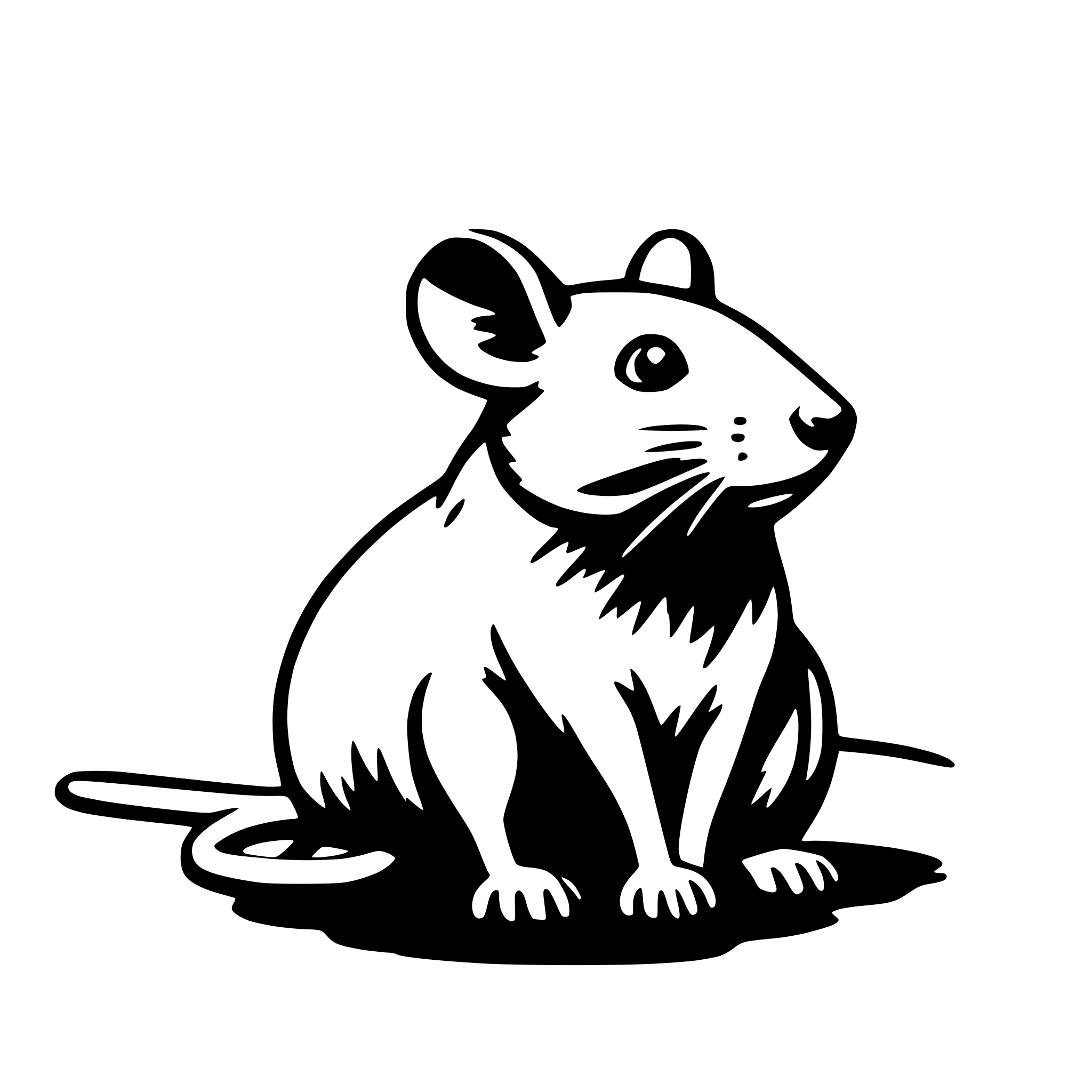 AI-generated SVG of a mouse
