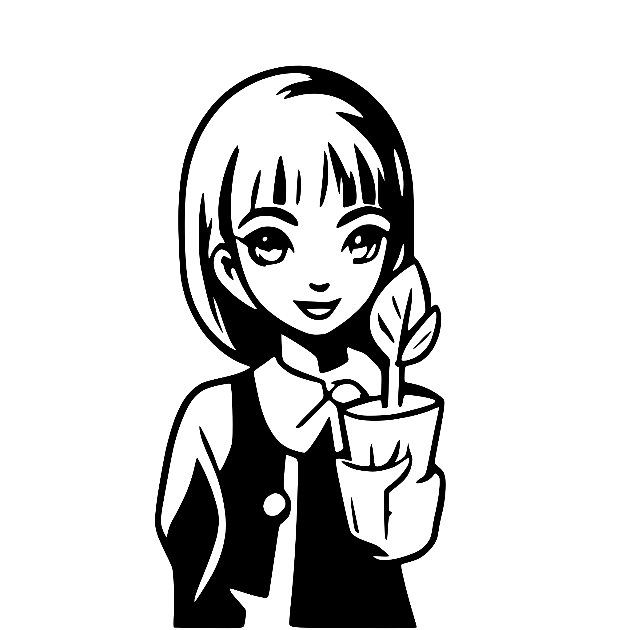 AI-generated SVG of 'rebote cute'