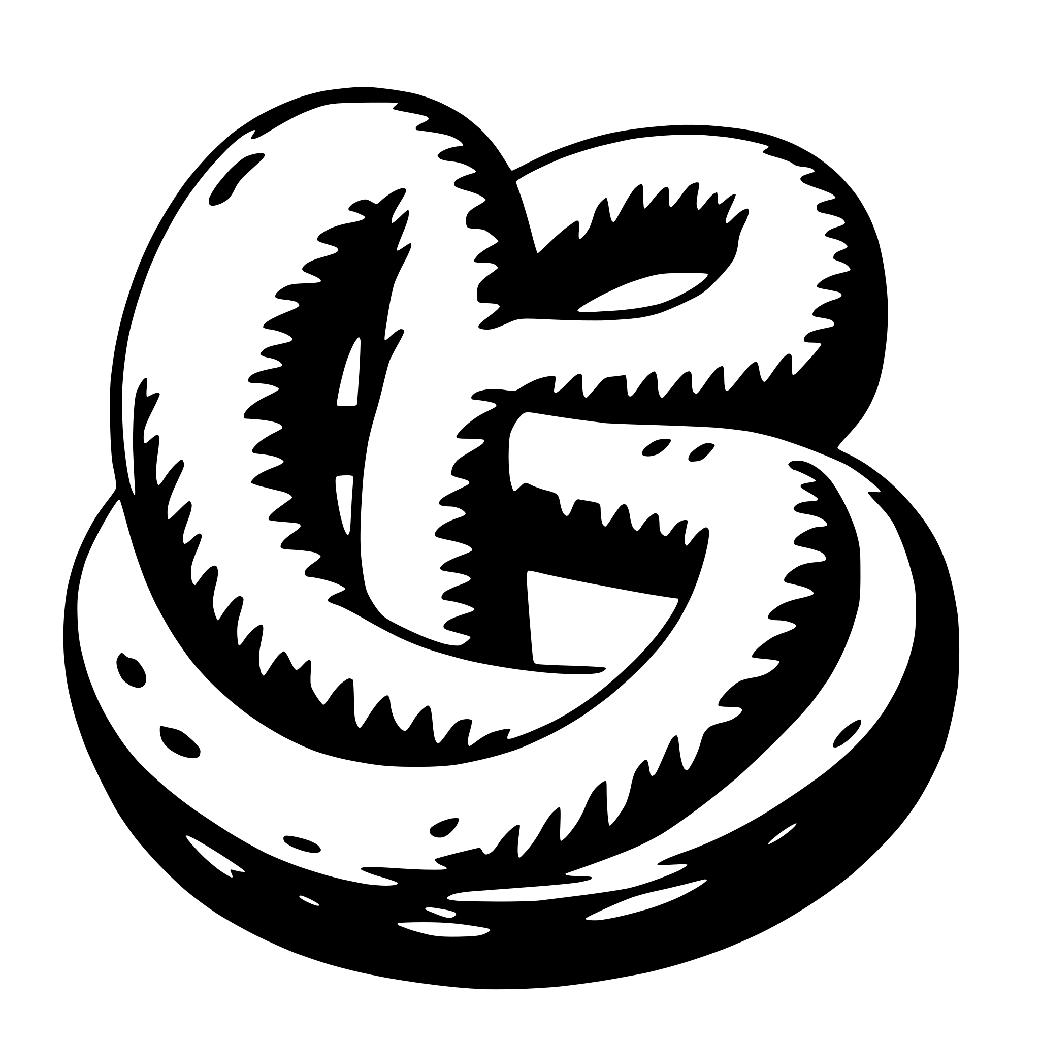 AI-generated SVG of 'pretzel'
