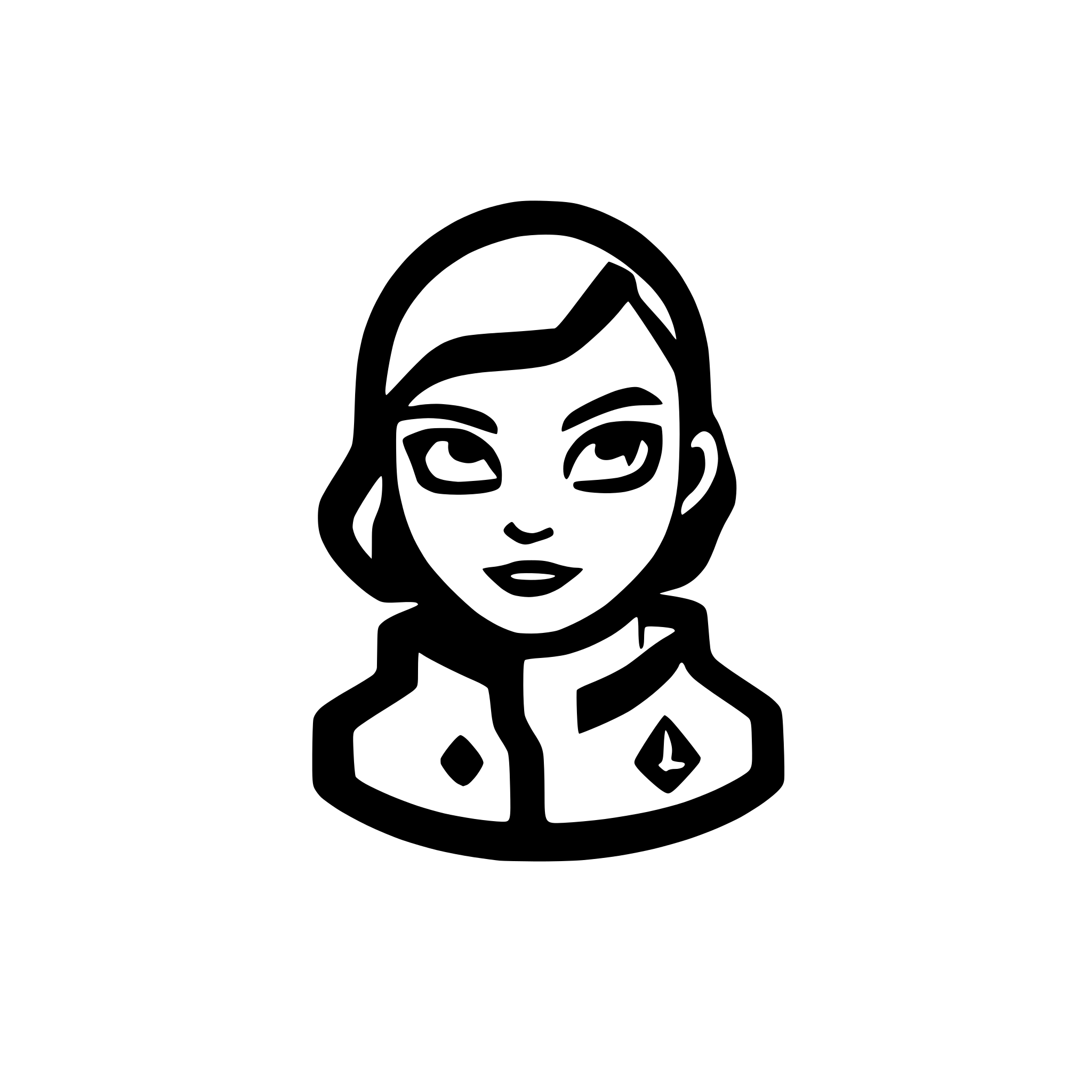 AI-generated SVG of a hacker