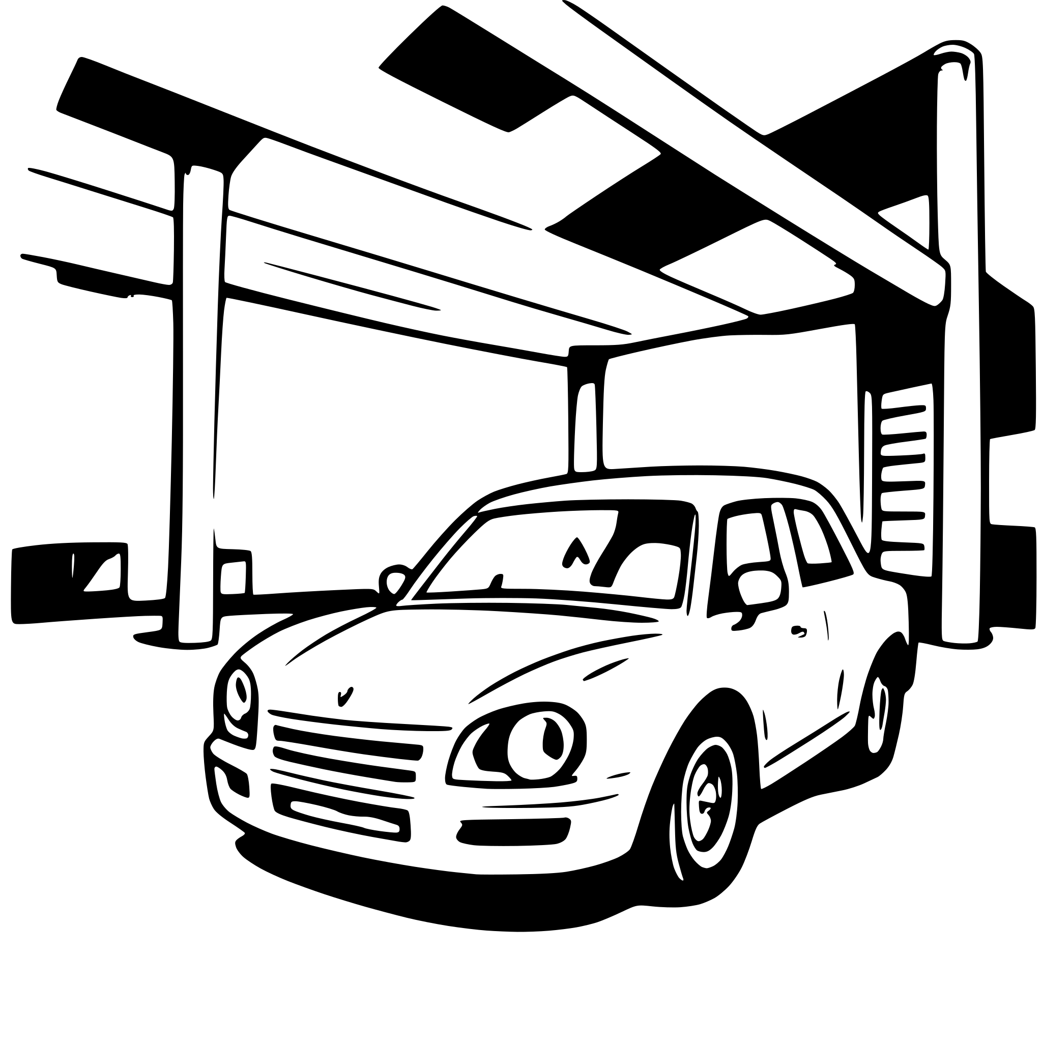 AI-generated SVG of 'auto Parkhaus'