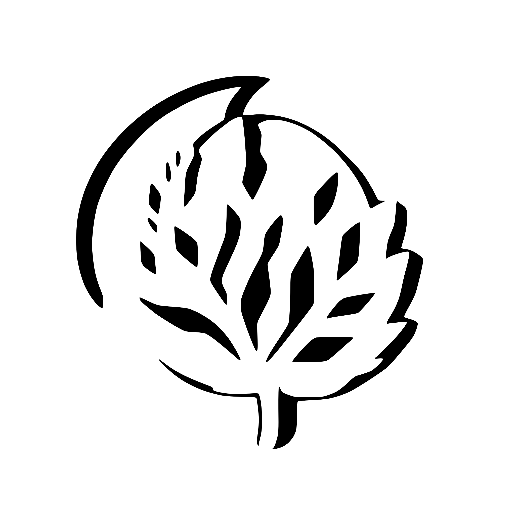 AI-generated SVG of a acorn with oak leaves