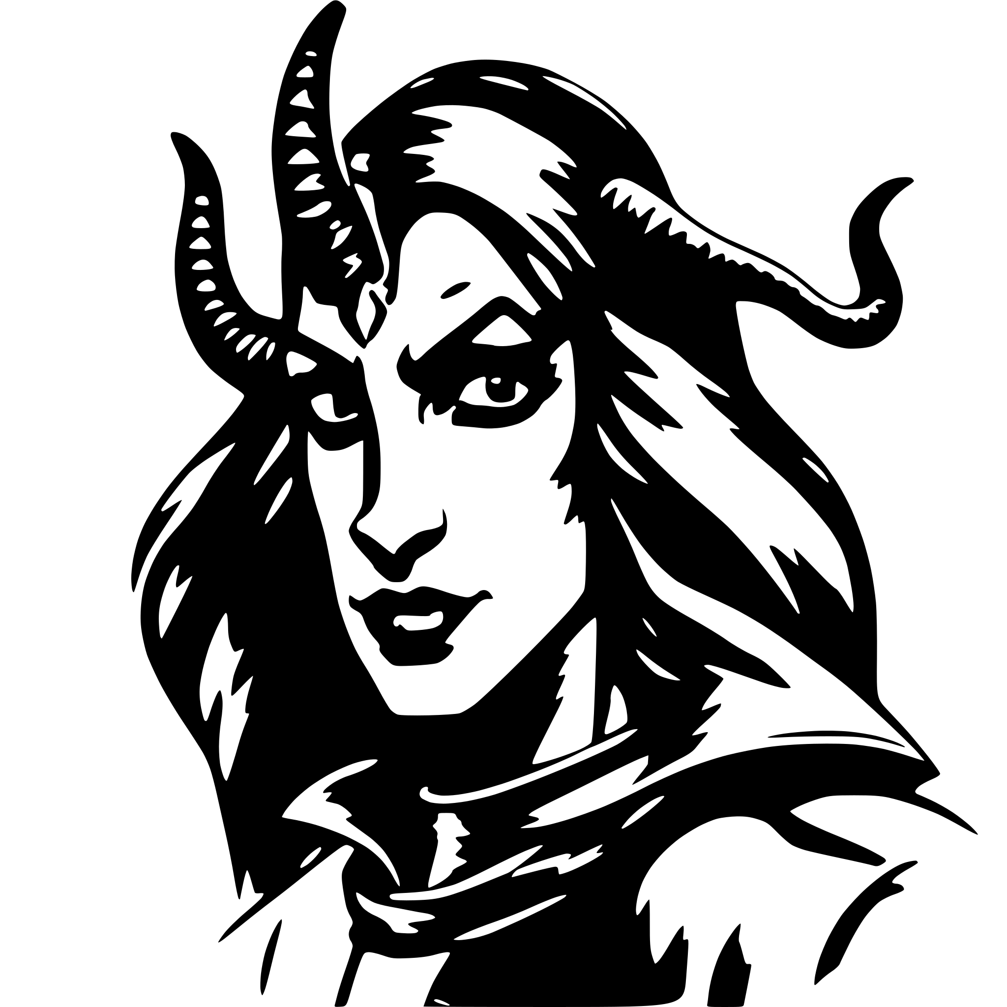 AI-generated SVG of 'horny tiefling'