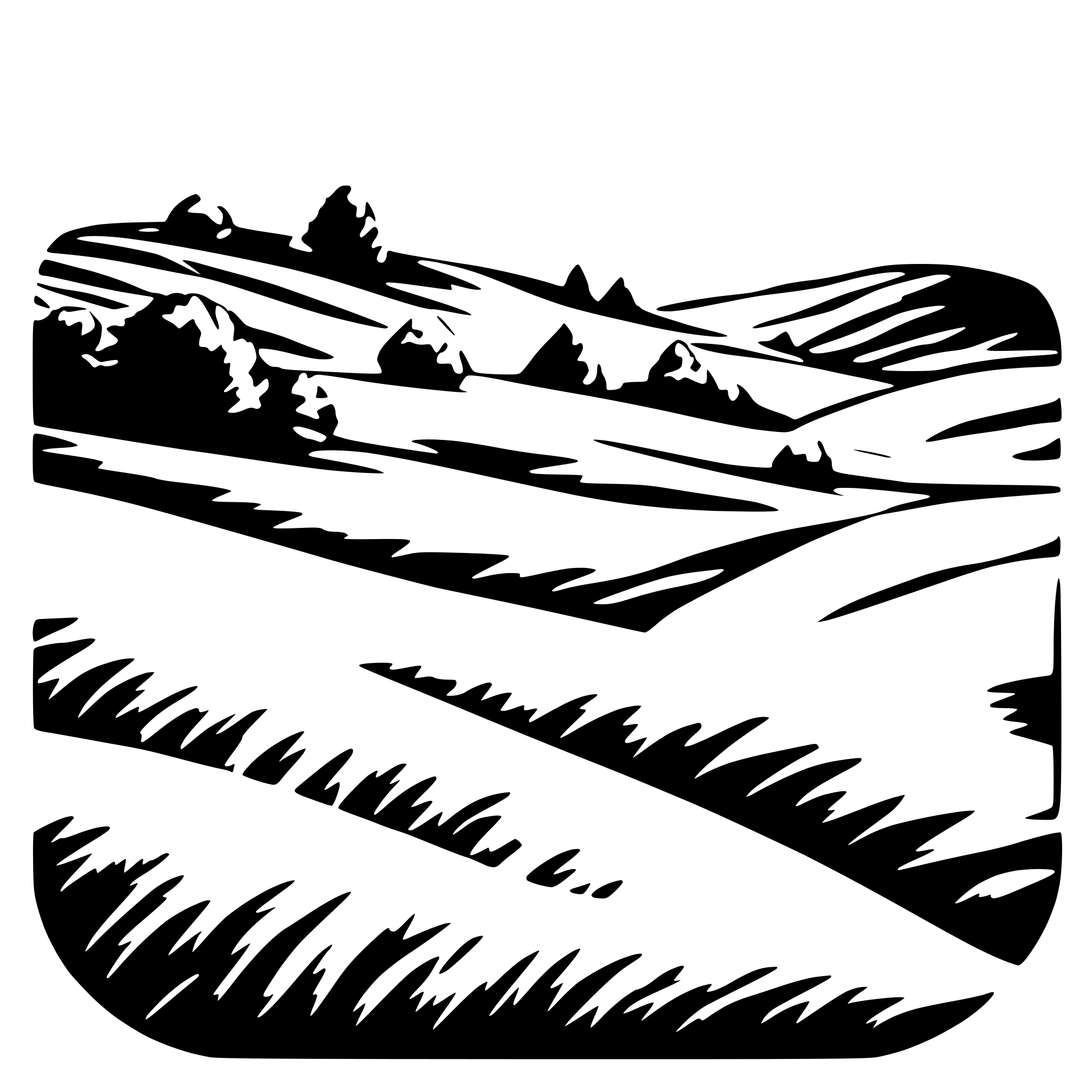 AI-generated SVG of a green, grassy gentle hills with blue sky background