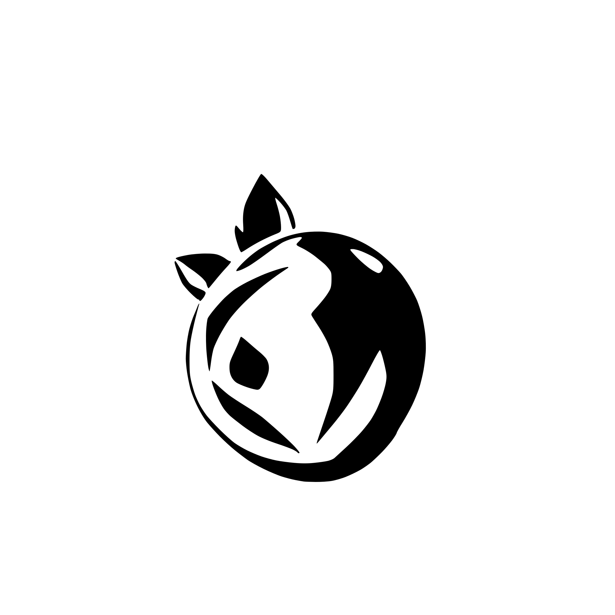 AI-generated SVG of a 8 ball