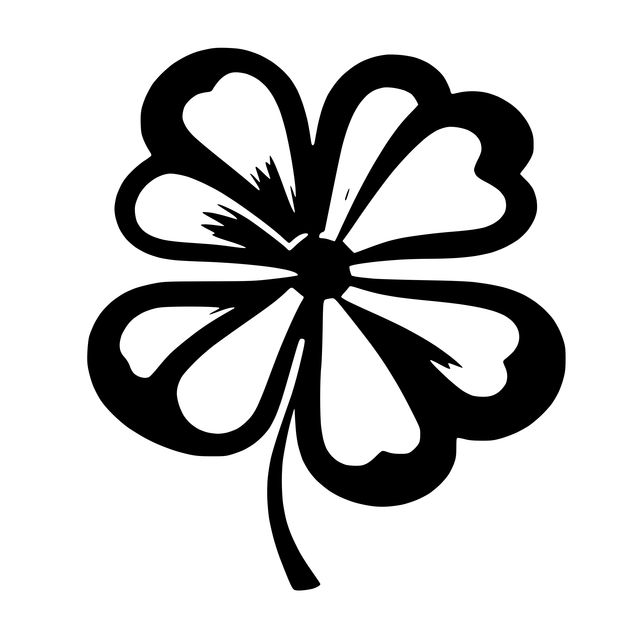 AI-generated SVG of 'Generate a beautiful lucky cloverleaf'