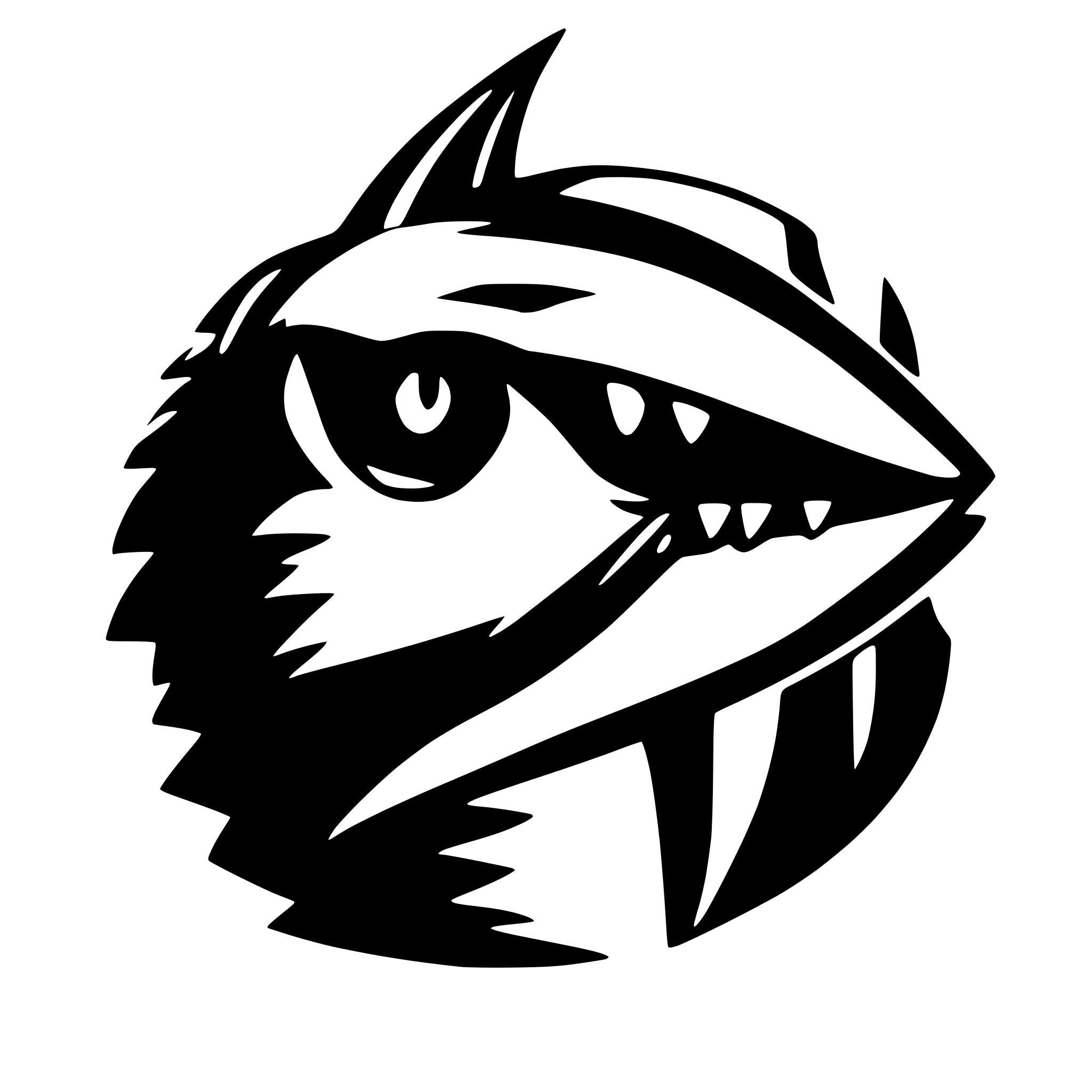 AI-generated SVG of a A sharp, fang