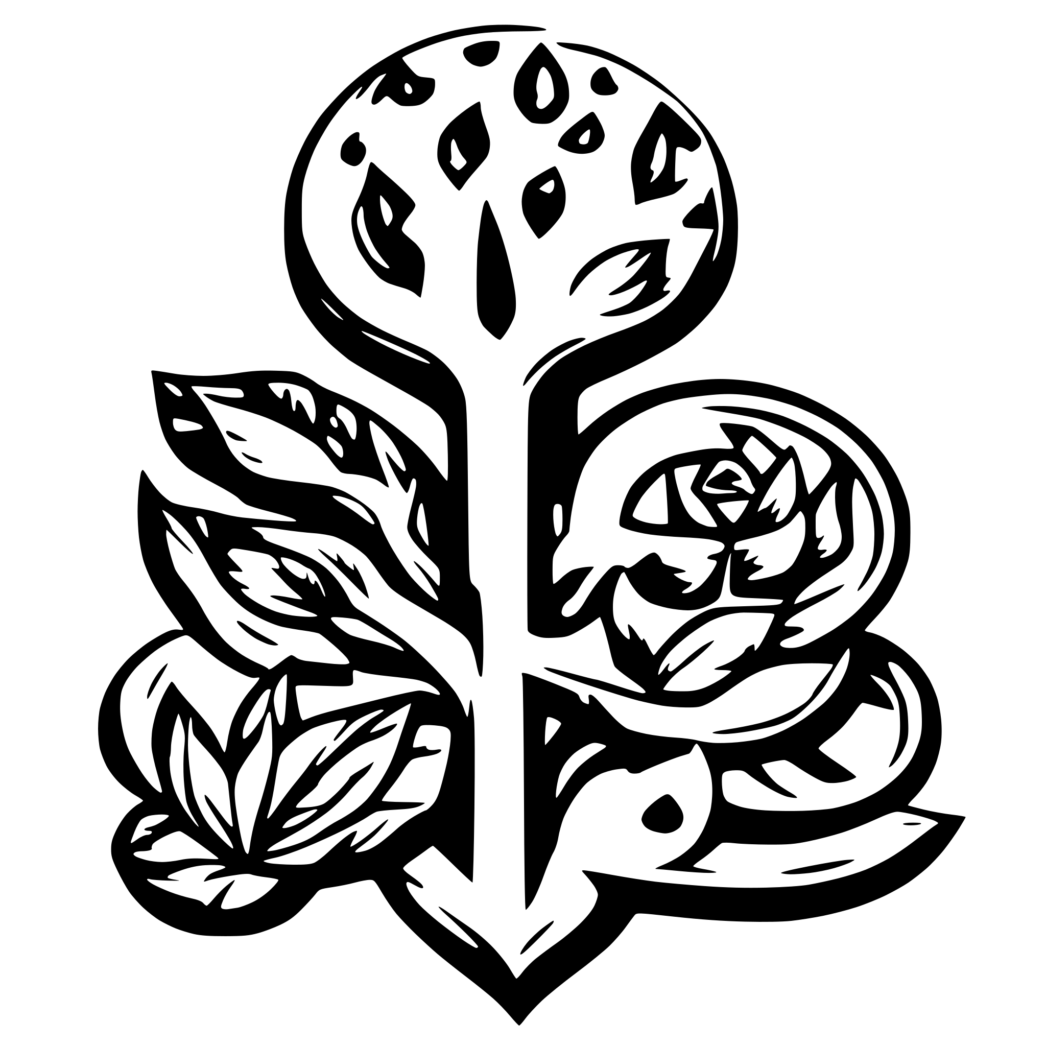 AI-generated SVG of a love