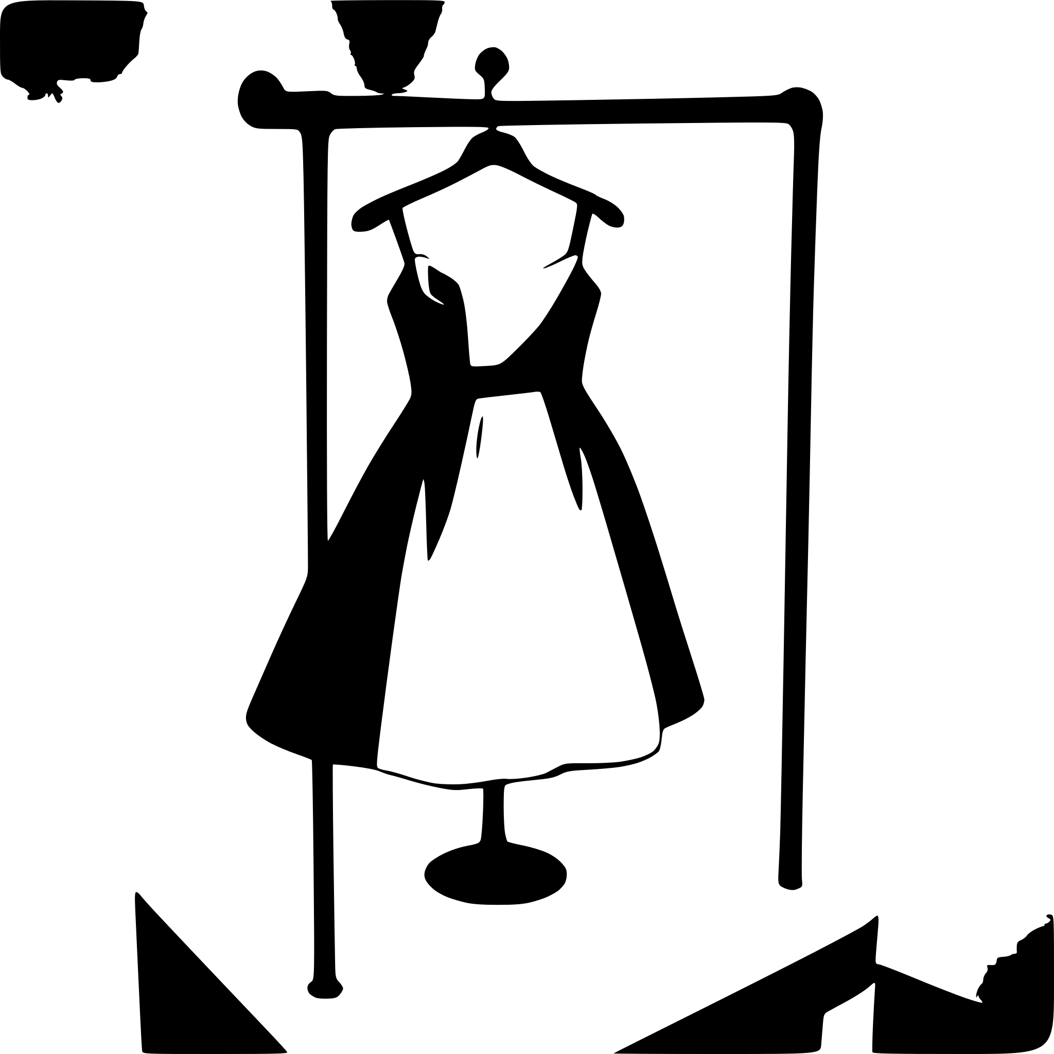 AI-generated SVG of a dress on a clothes rail in a show case