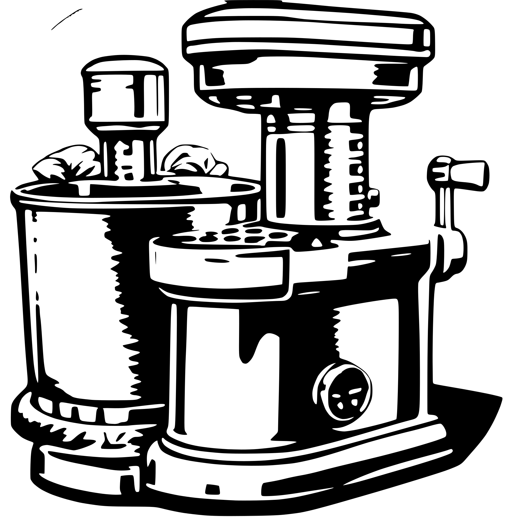 AI-generated SVG of 'Knethaken von Kitchenaid'