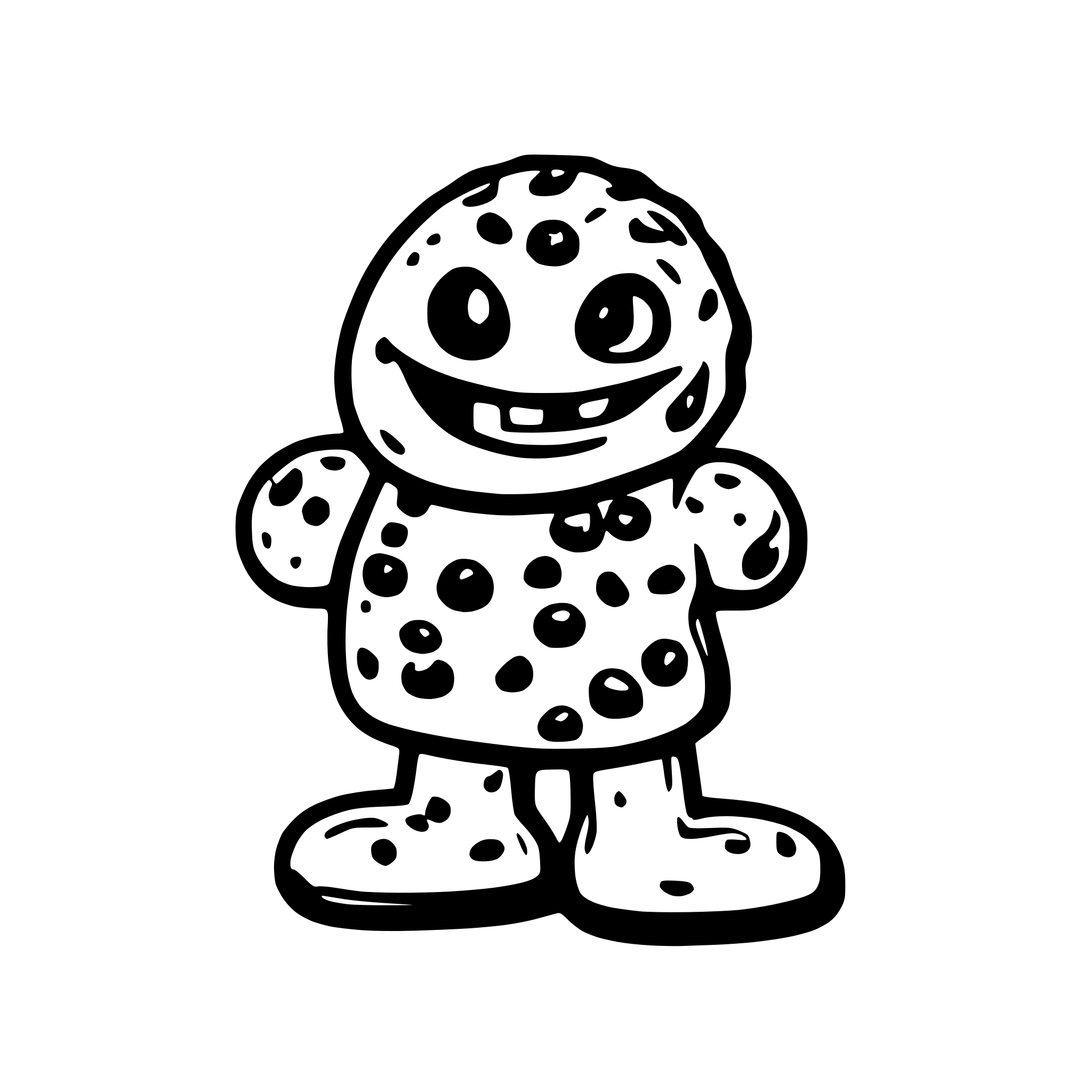 AI-generated SVG of 'Cookie Monster'