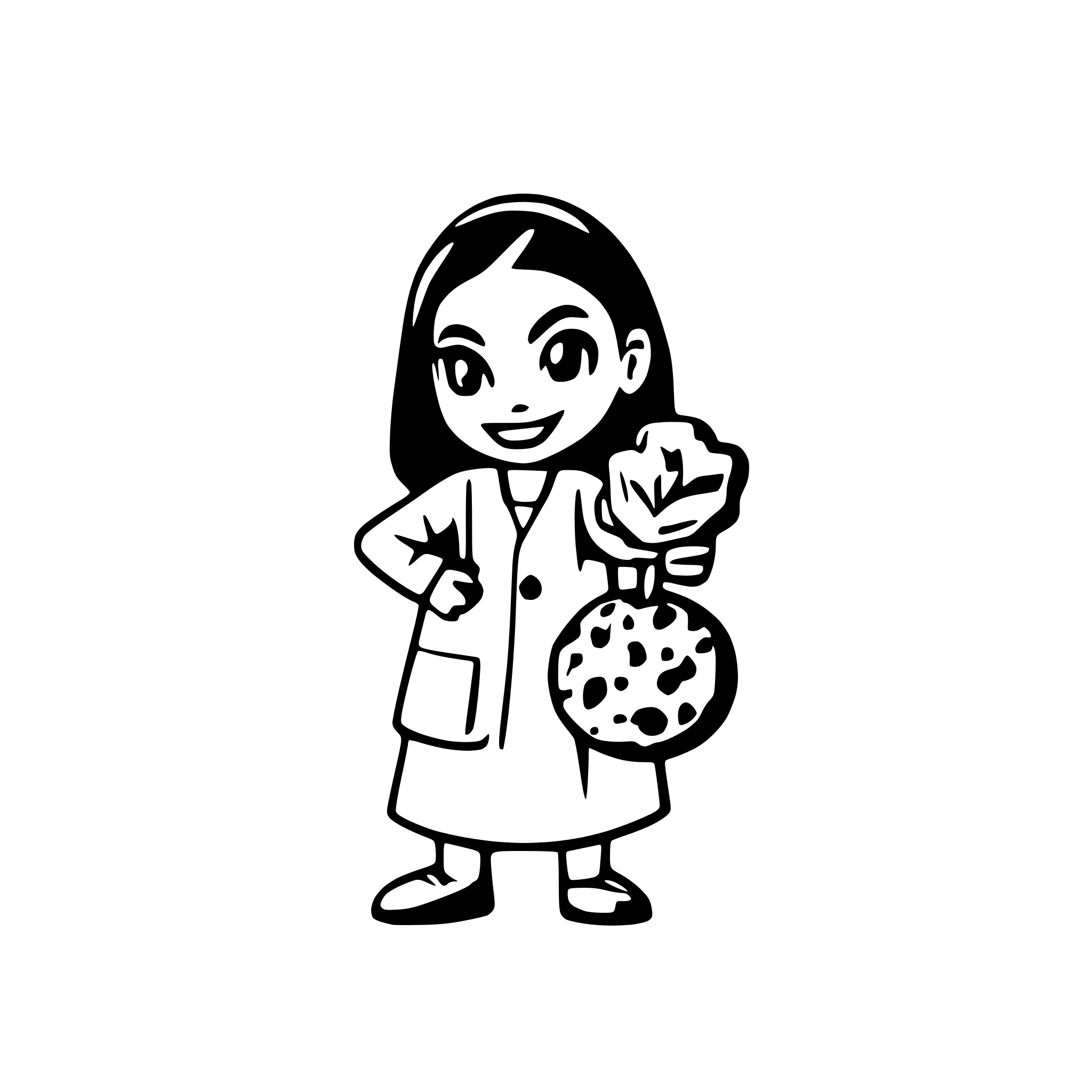 AI-generated SVG of a cookie consent banner being enabled