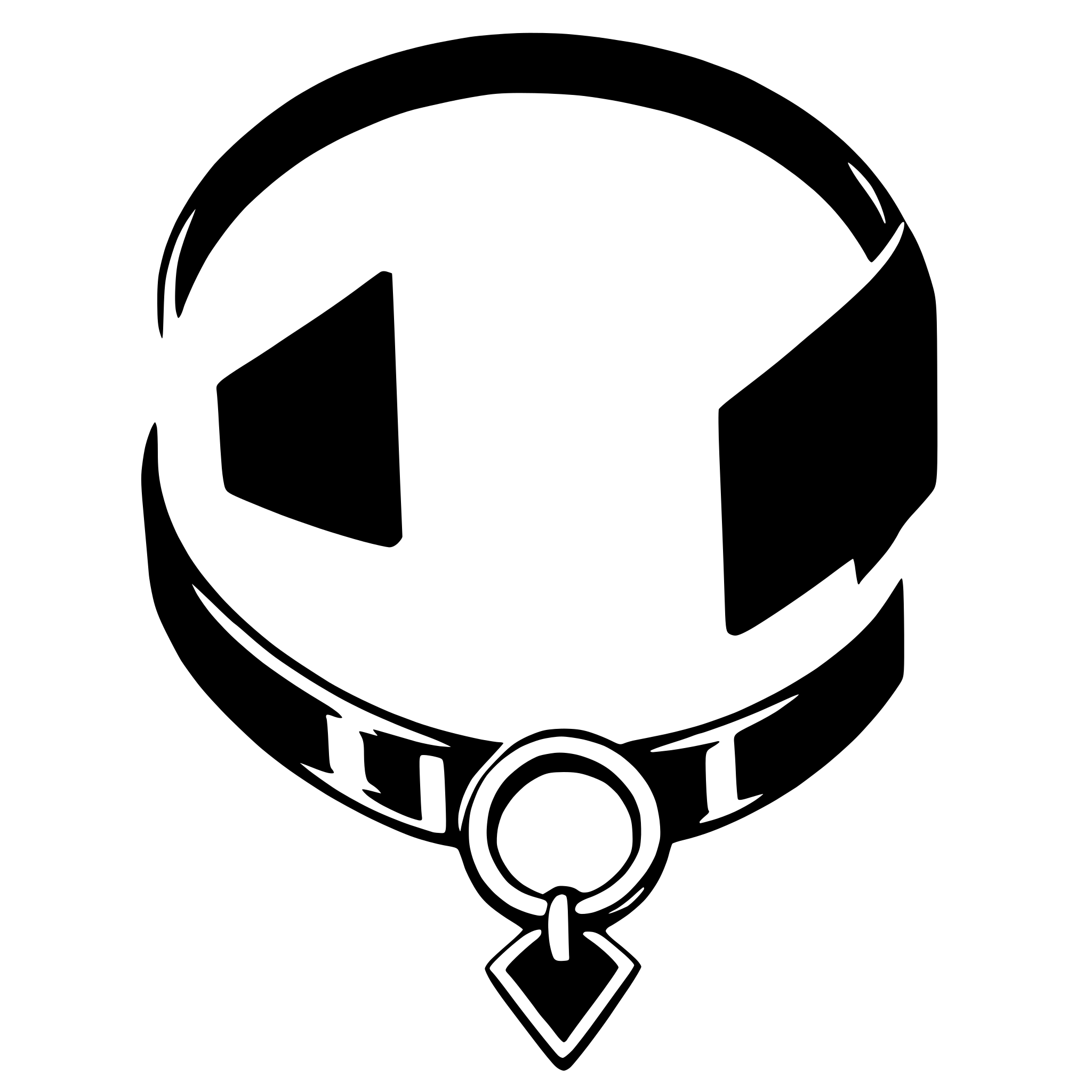 AI-generated SVG of a choker