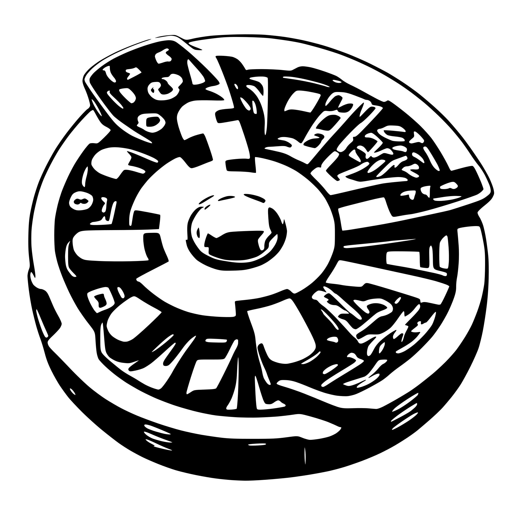 AI-generated SVG of 'Casino chips'