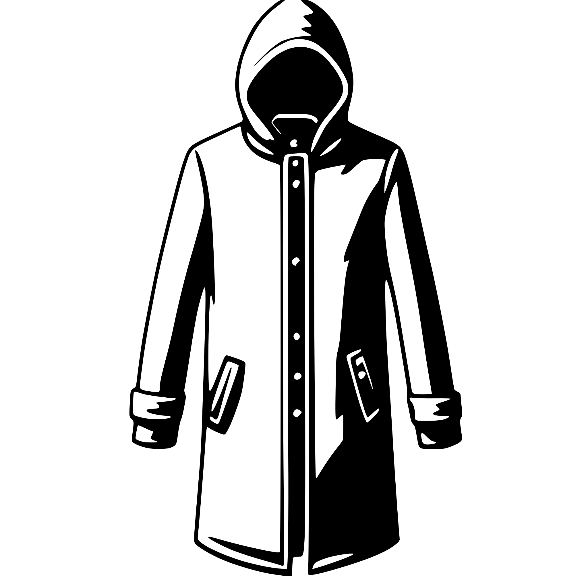 AI-generated SVG of a coat