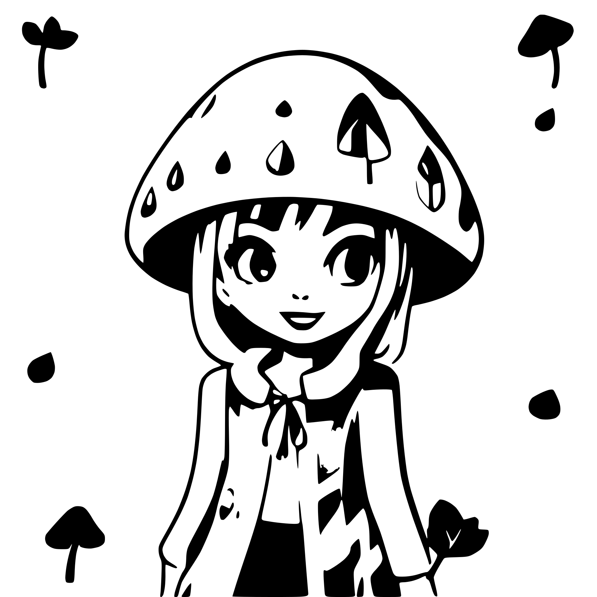 AI-generated SVG of 'Mushroom'