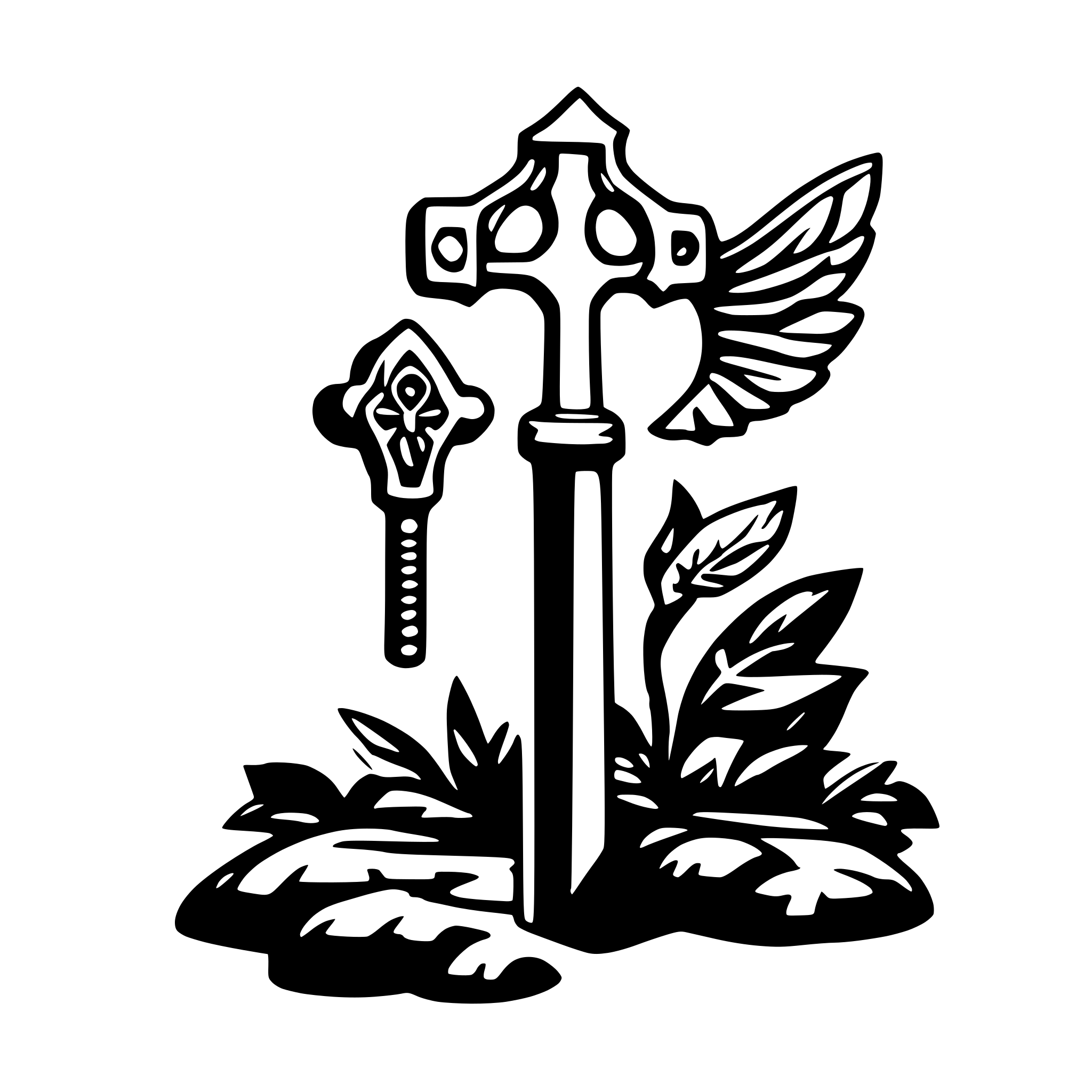 AI-generated SVG of 'fairy key'