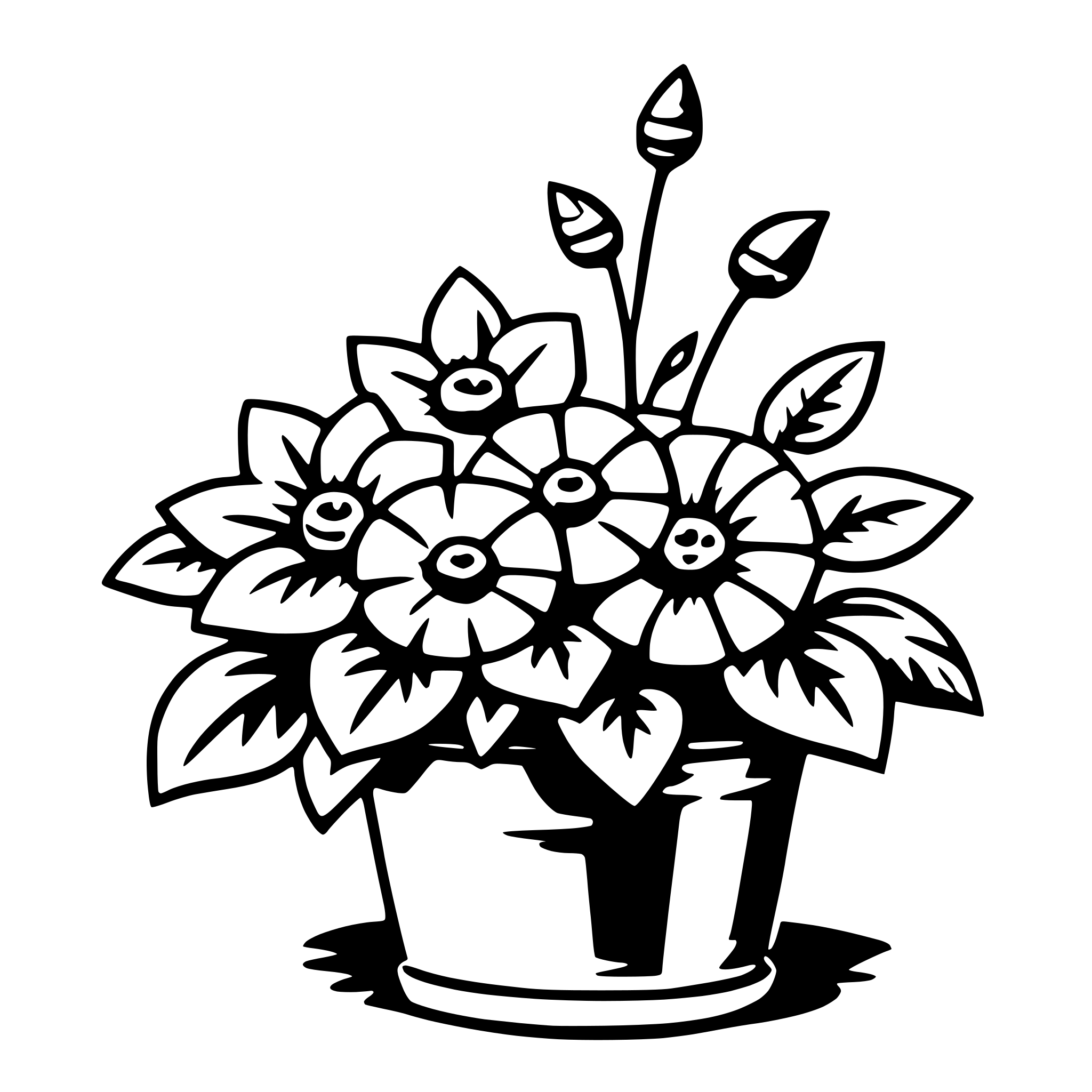 AI-generated SVG of a florist