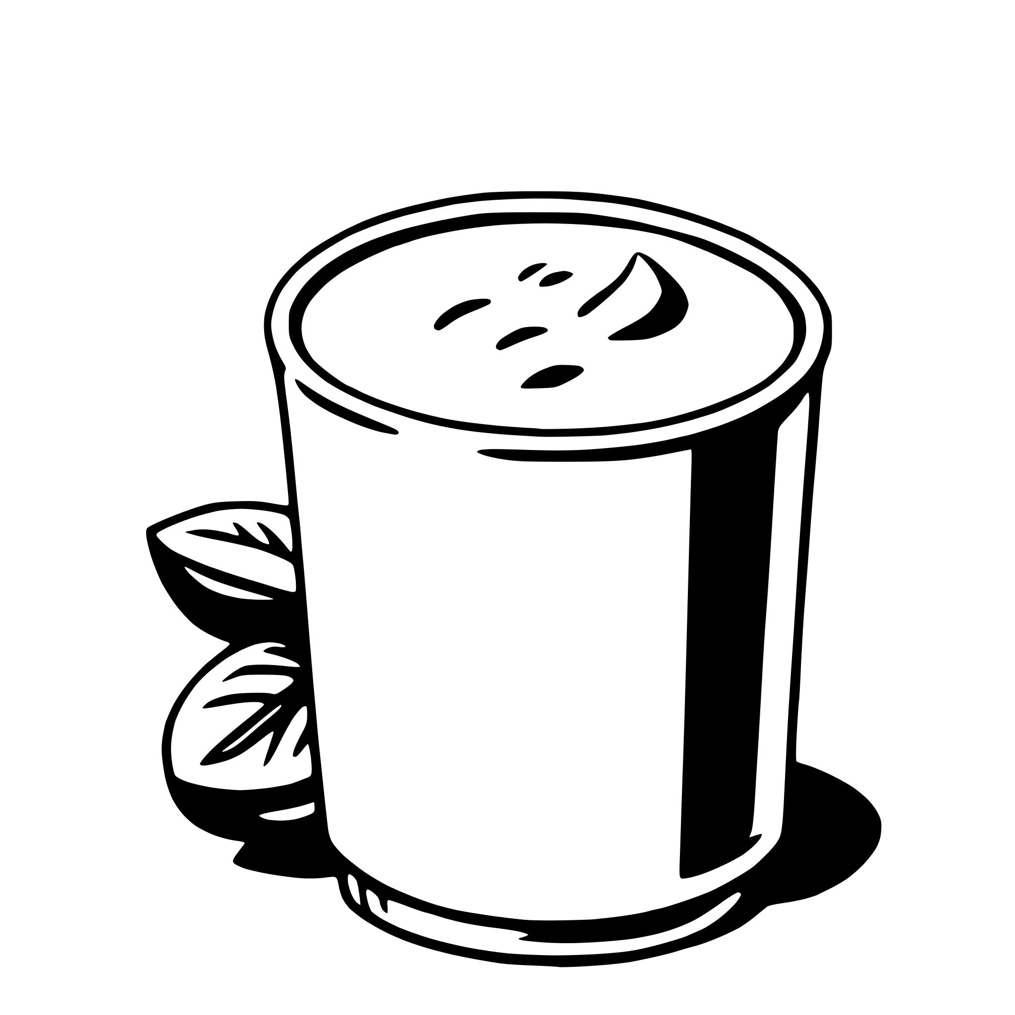 AI-generated SVG of 'yogurt'