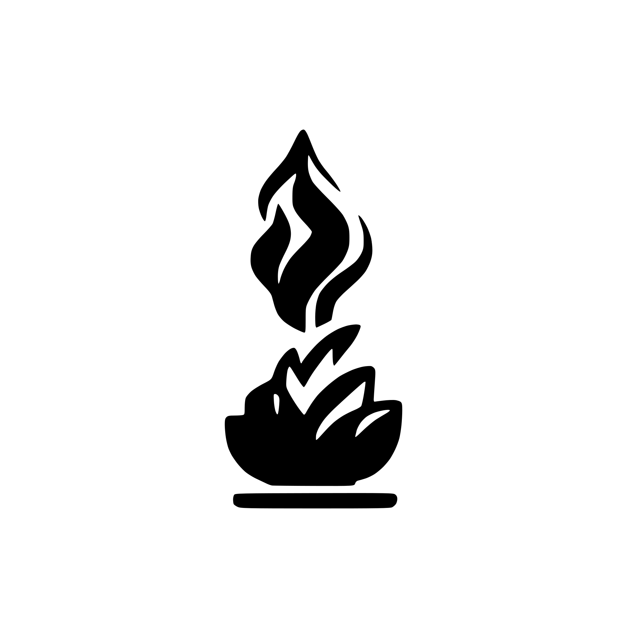 AI-generated SVG of a extinguished campfire