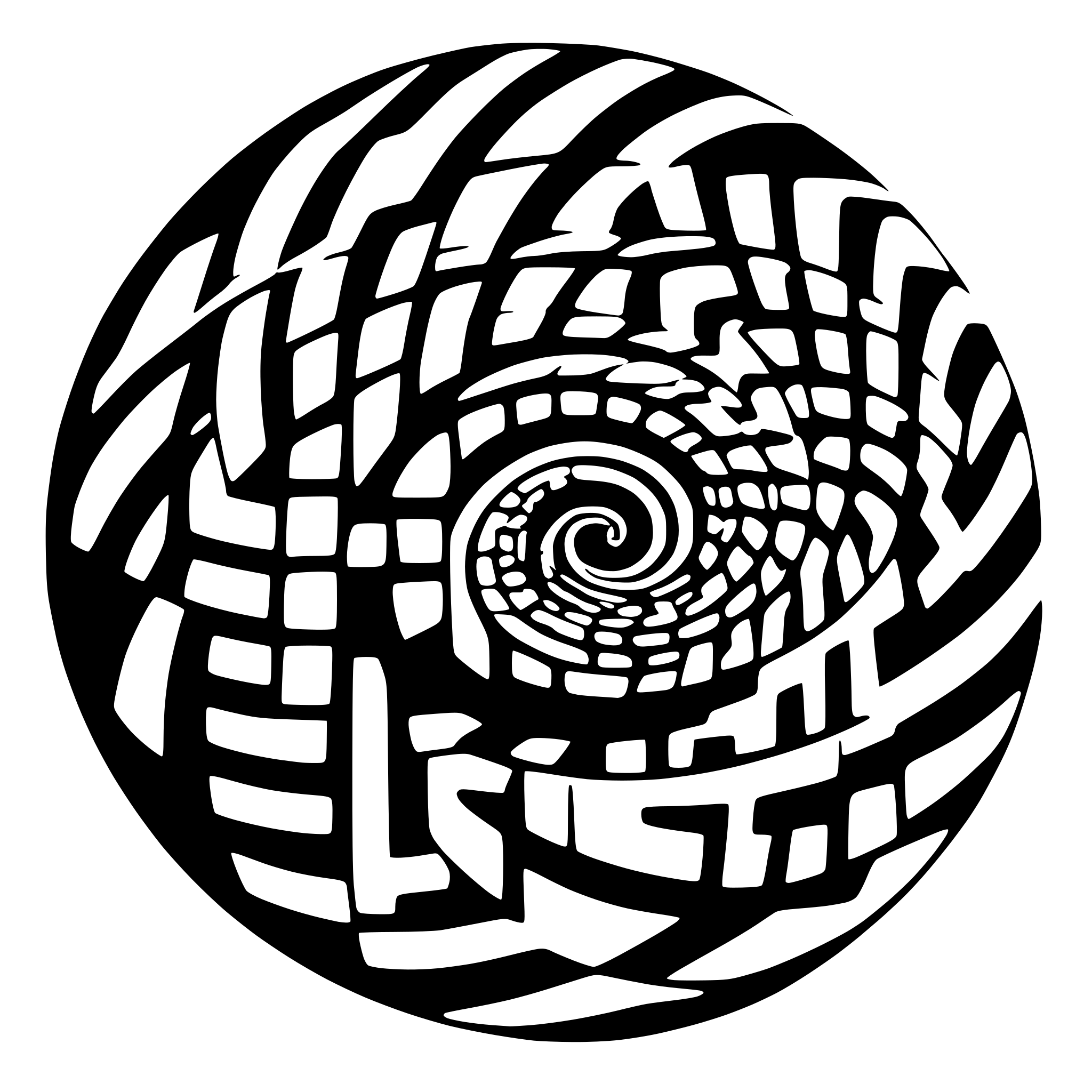 AI-generated SVG of a create an archimedean fibonacci spiral shape AI-generated SVG of a create an archimedean fibonacci spiral shape