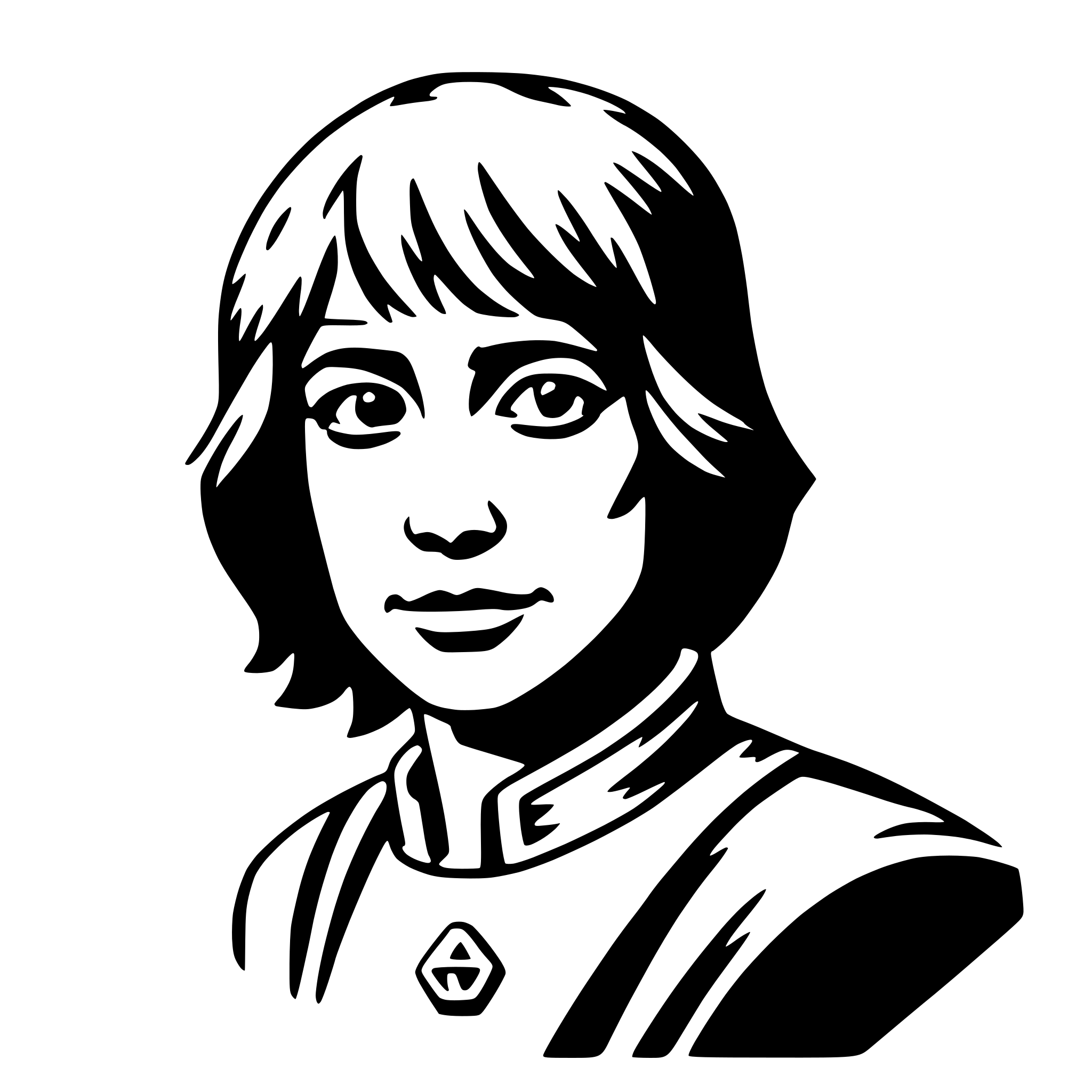 AI-generated SVG of 'ix chel'