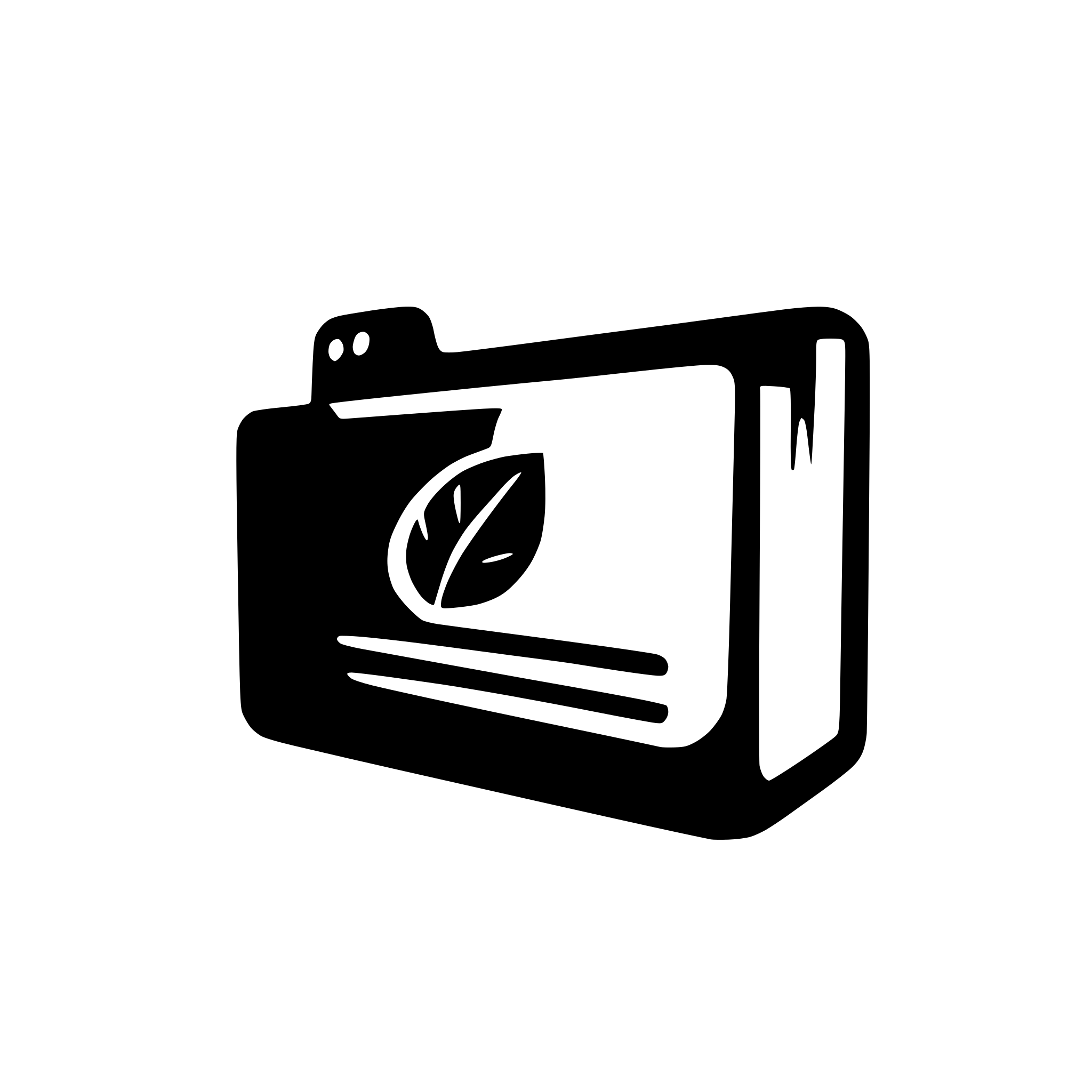 AI-generated SVG of a desktop icon: folder