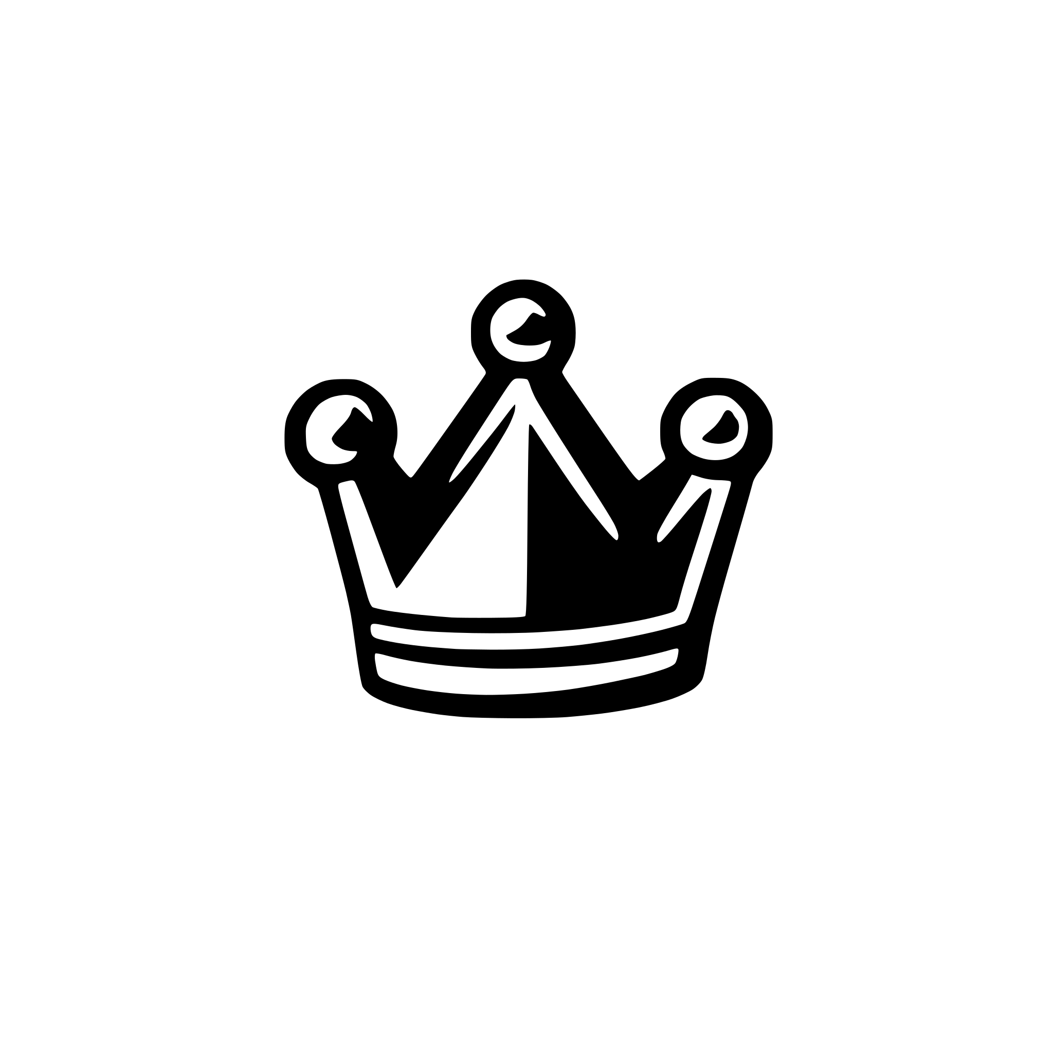 AI-generated SVG of 'crown simple'