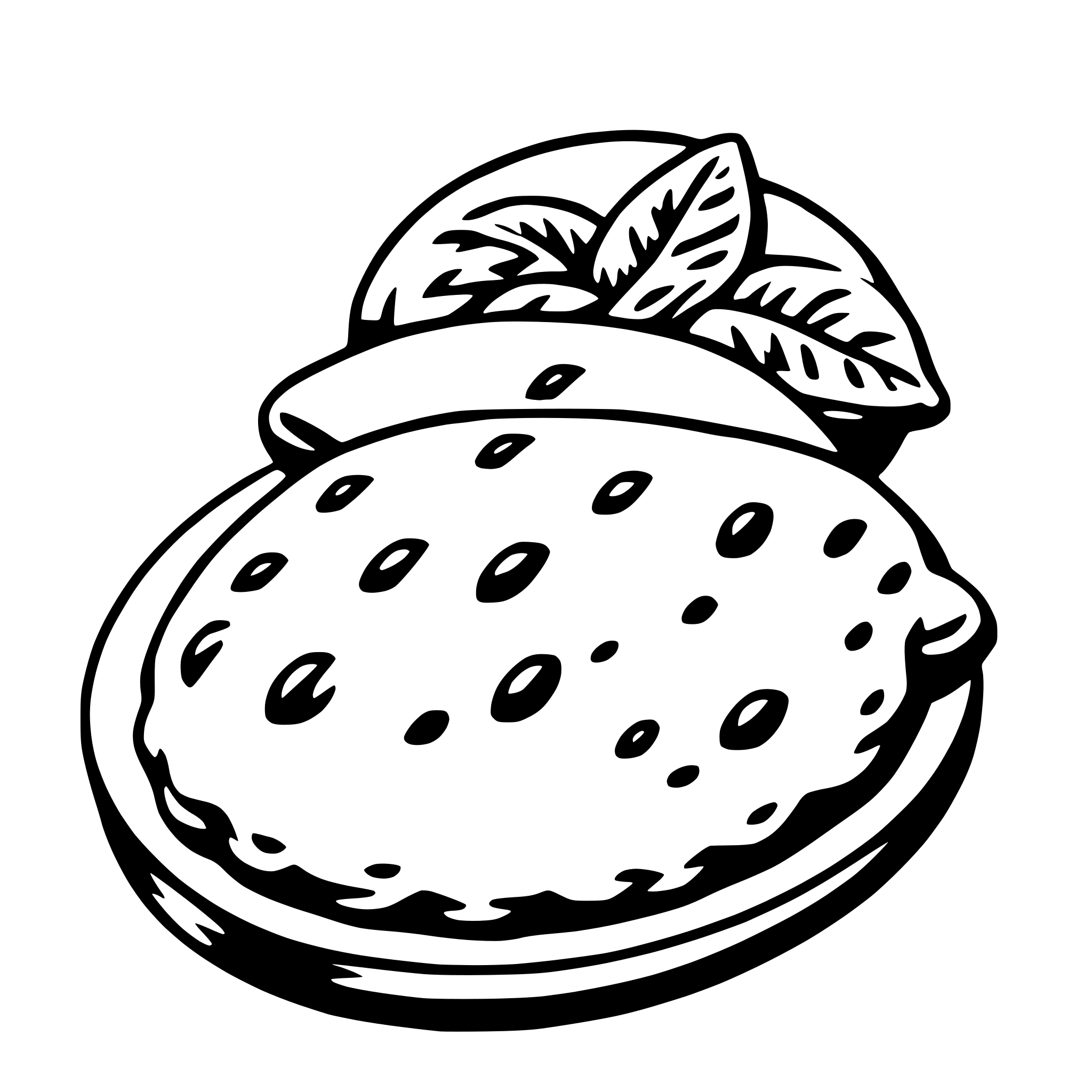 AI-generated SVG of 'empanada'