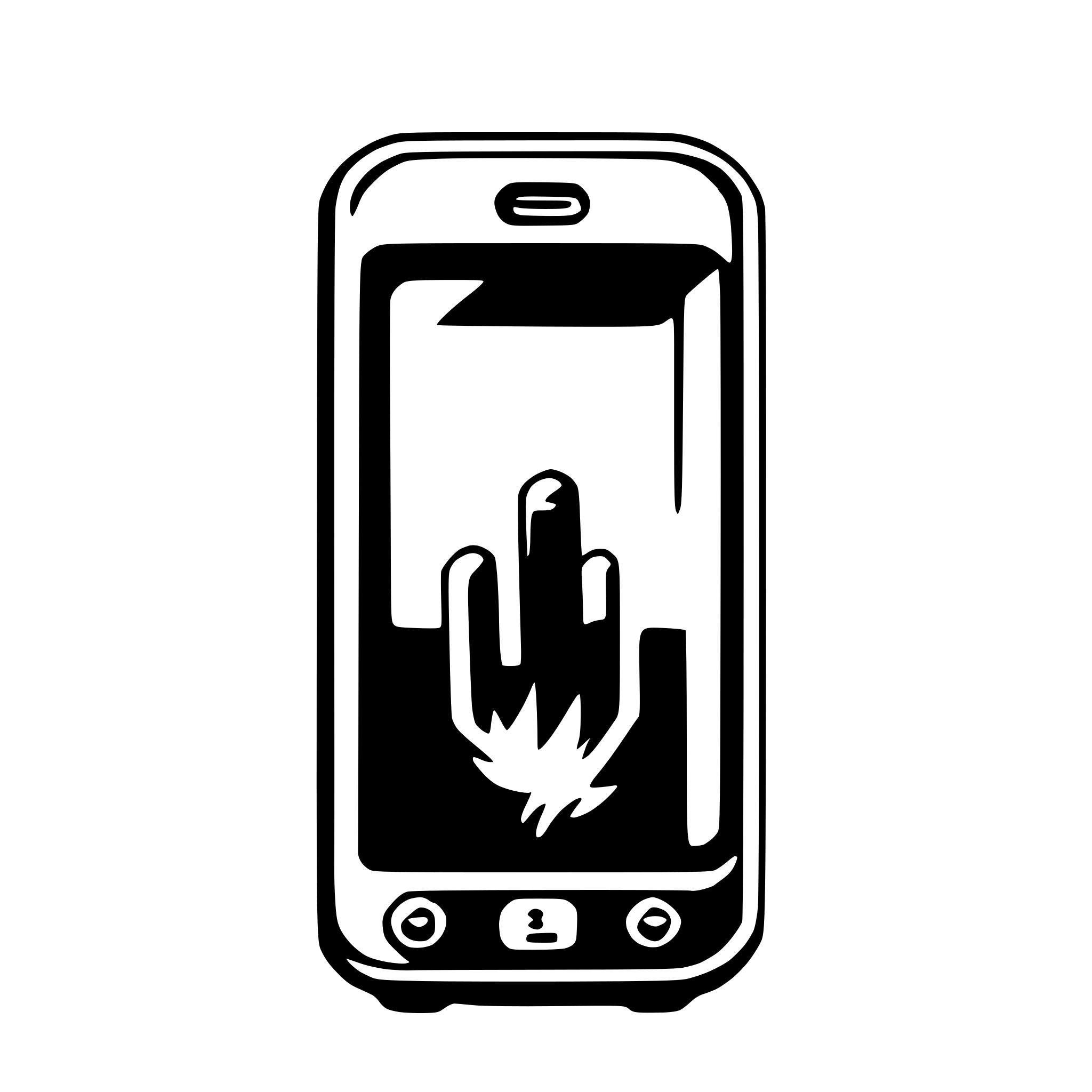 AI-generated SVG of a smartphone