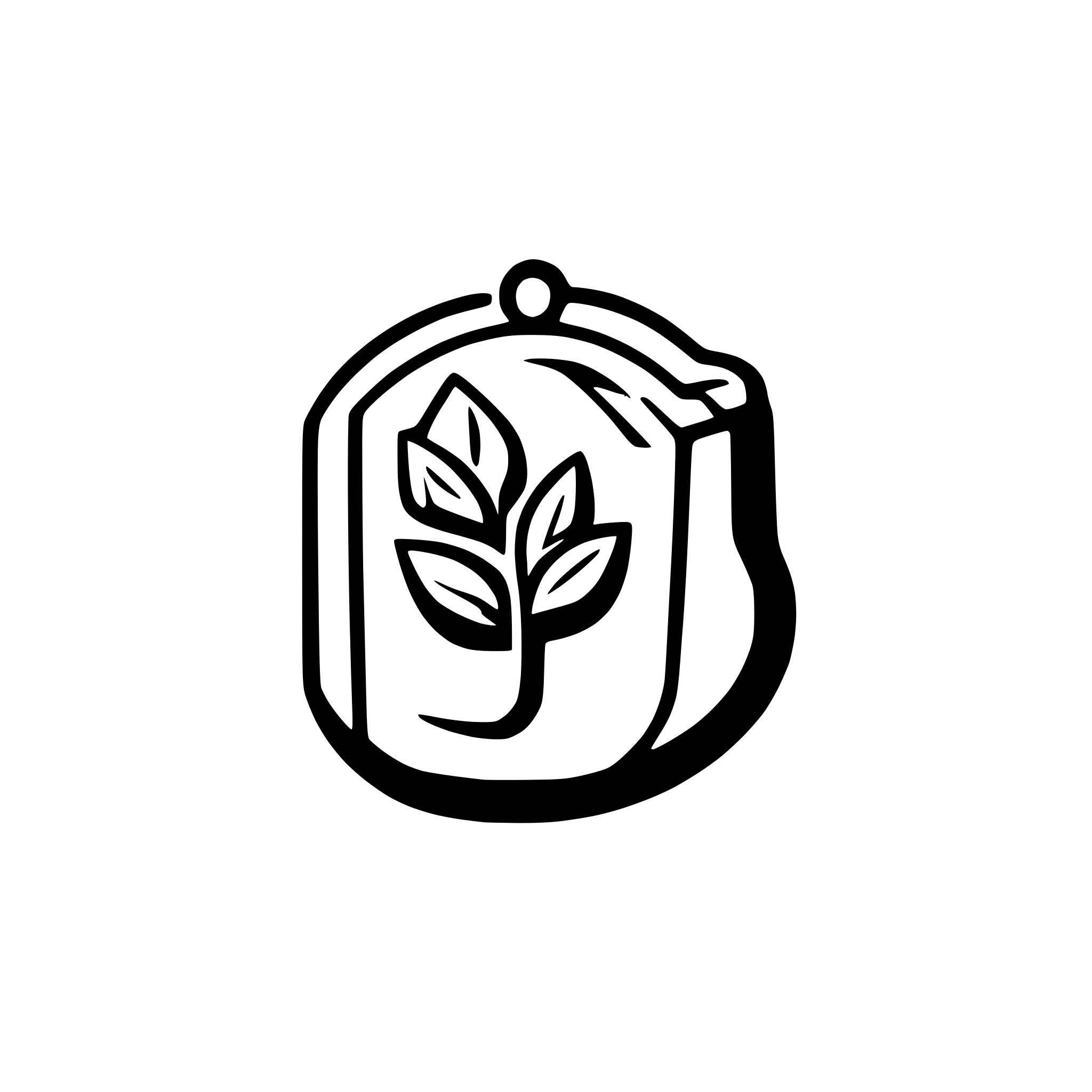 AI-generated SVG of a a simple vector image with the inscription words PocketCounter is a logo for a mobile application for accounting of goods and services