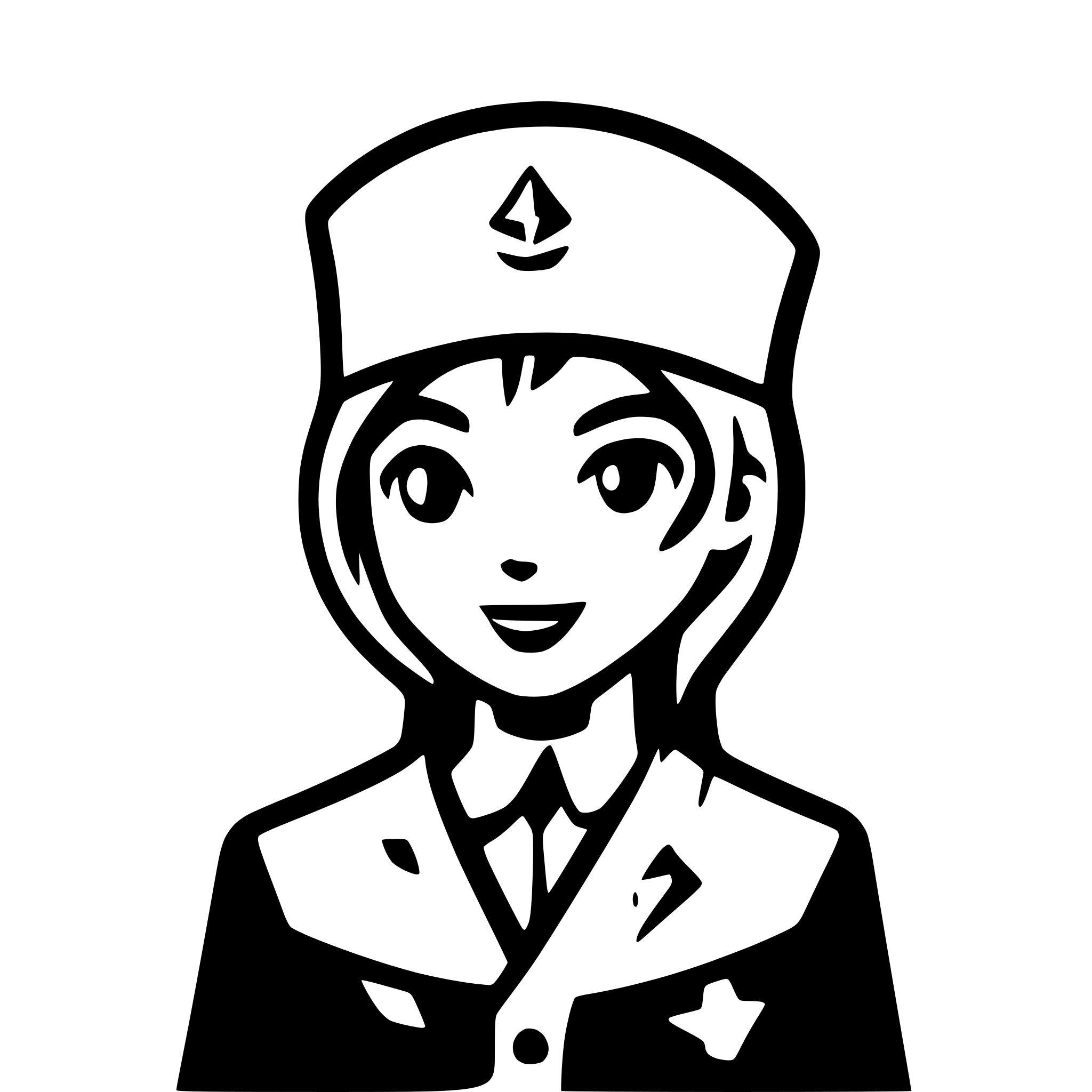 AI-generated SVG of 'nurse hat'
