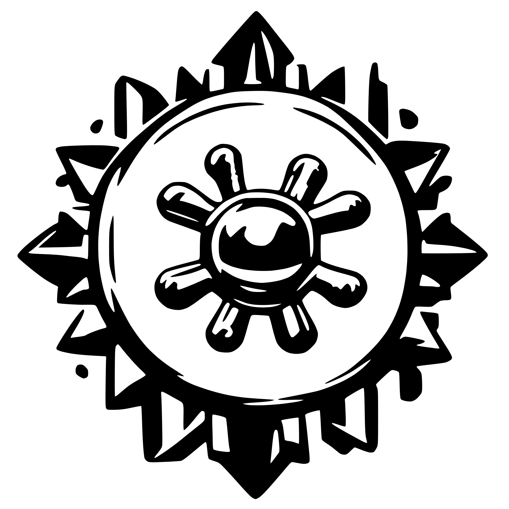AI-generated SVG of 'Virus'