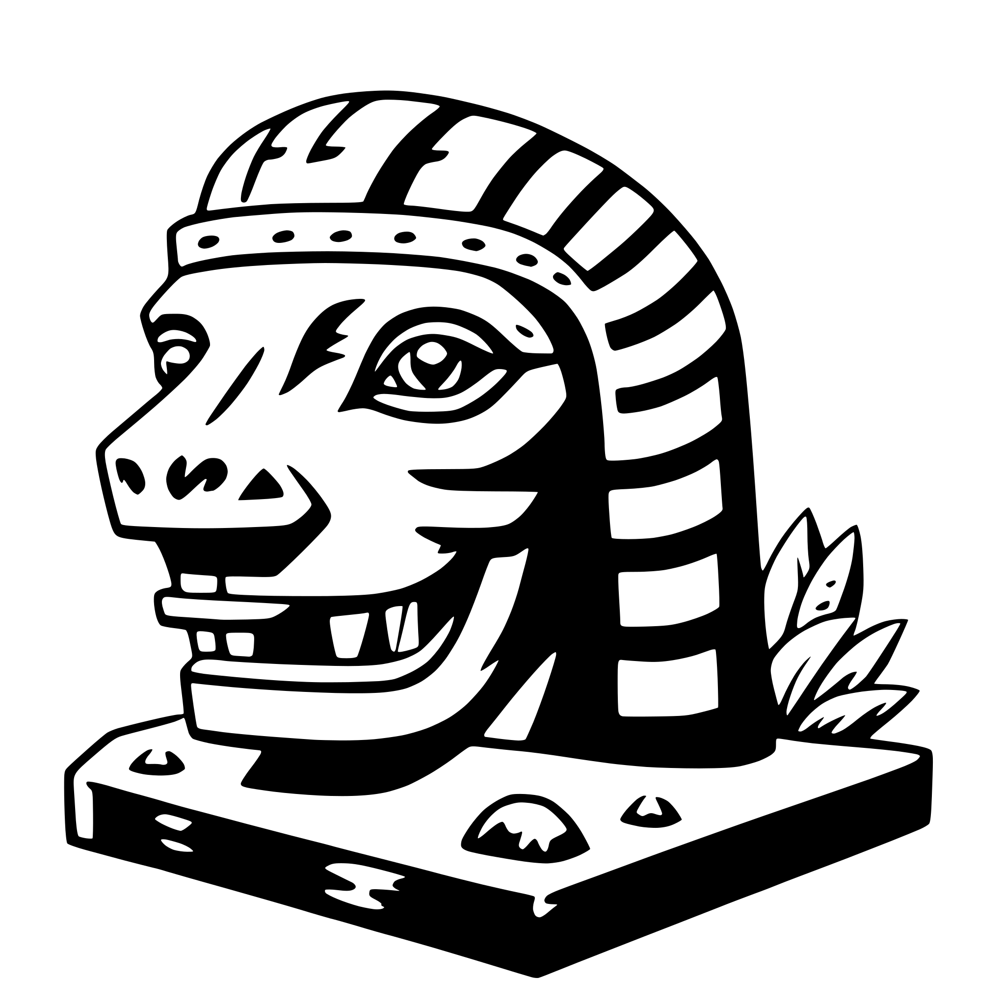 AI-generated SVG of a kukulkan