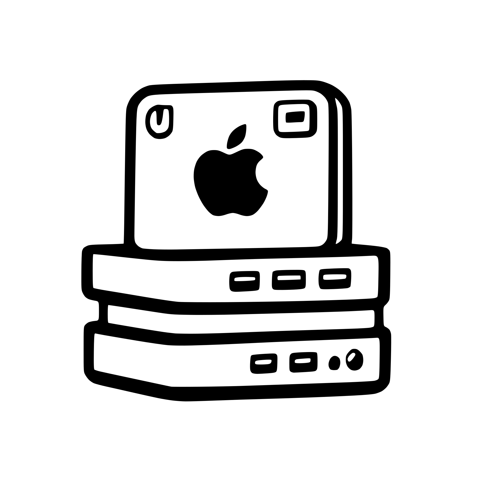AI-generated SVG of a a stack of mac minis. i want to use it as an icon