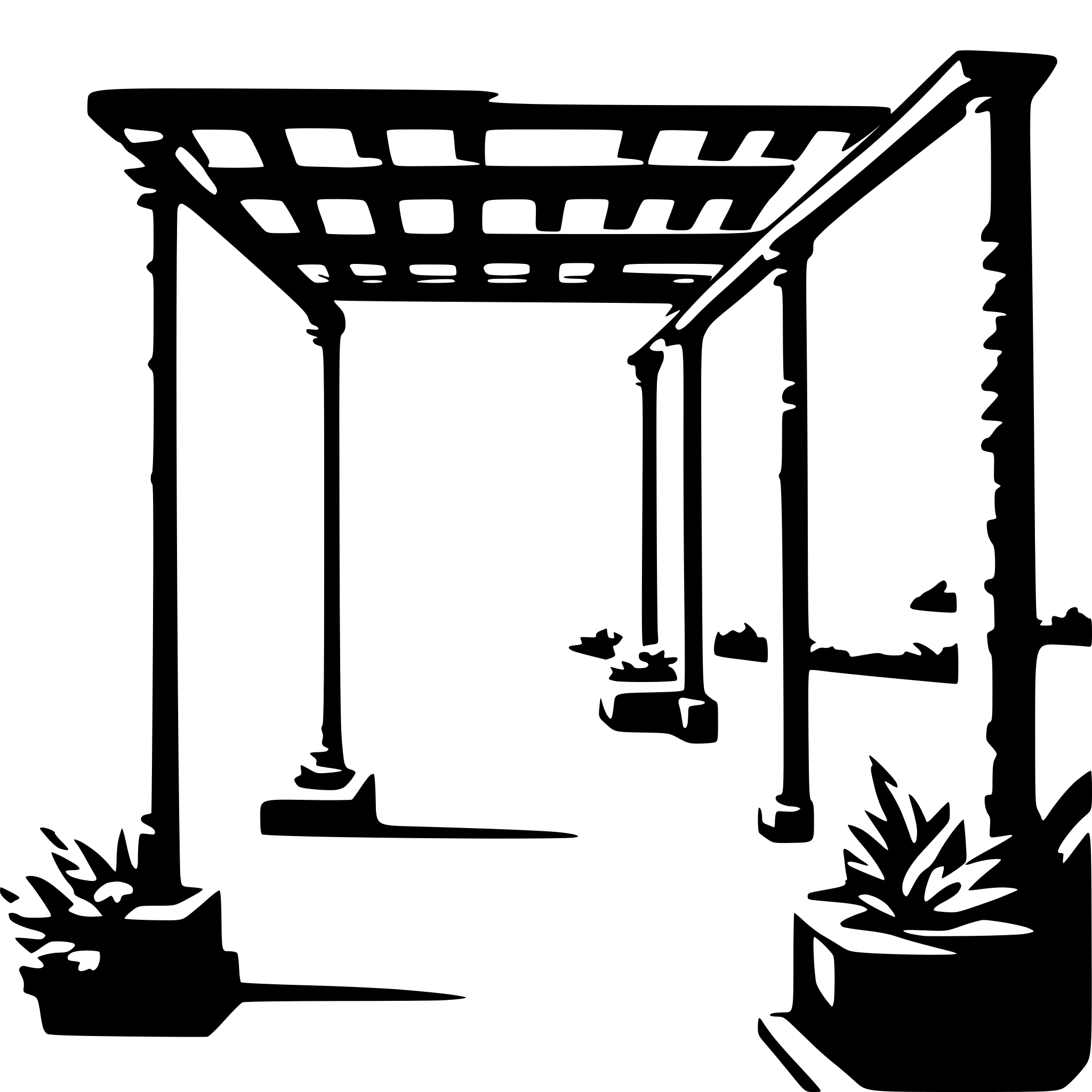 AI-generated SVG of 'pergolas'