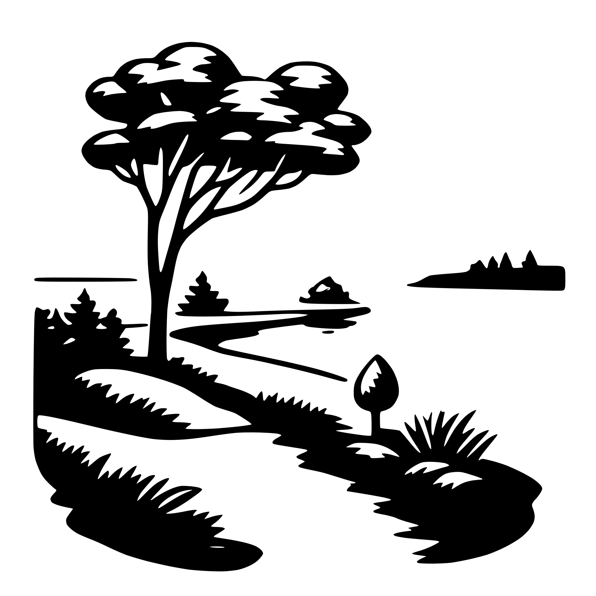 AI-generated SVG of 'nature's tranquility'