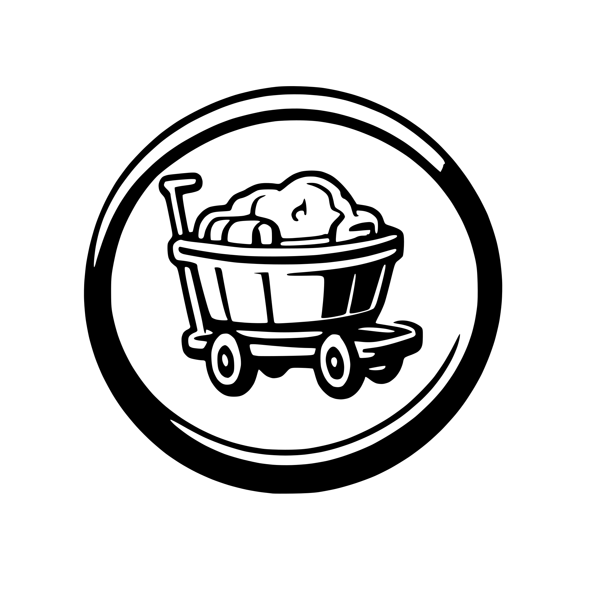 AI-generated SVG of a Create a minimalistic flat illustration showing an empty chat interface. Add: a mine trolley is drawn in the circle, leaving the mine. Above it is a speech bubble with three dots inside the bubble. Use soft pastel colors (such as light blue, gray, and white) with clear lines. Add subtle shadows to add depth. The design should be simple and modern, suitable for the design of messaging applications.