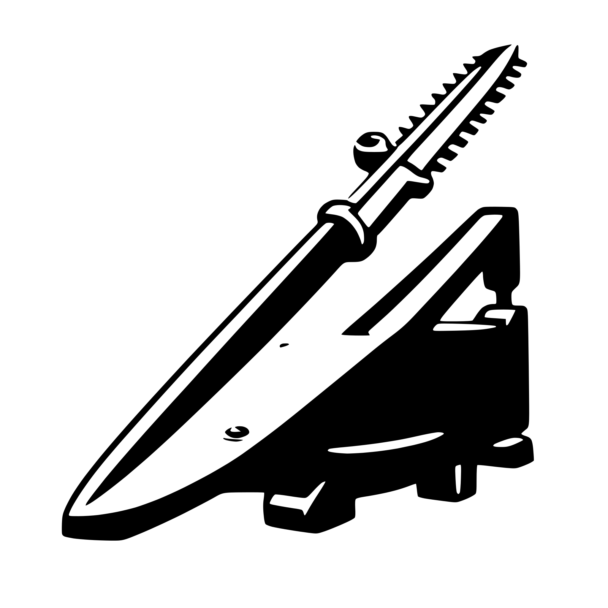 AI-generated SVG of a saw