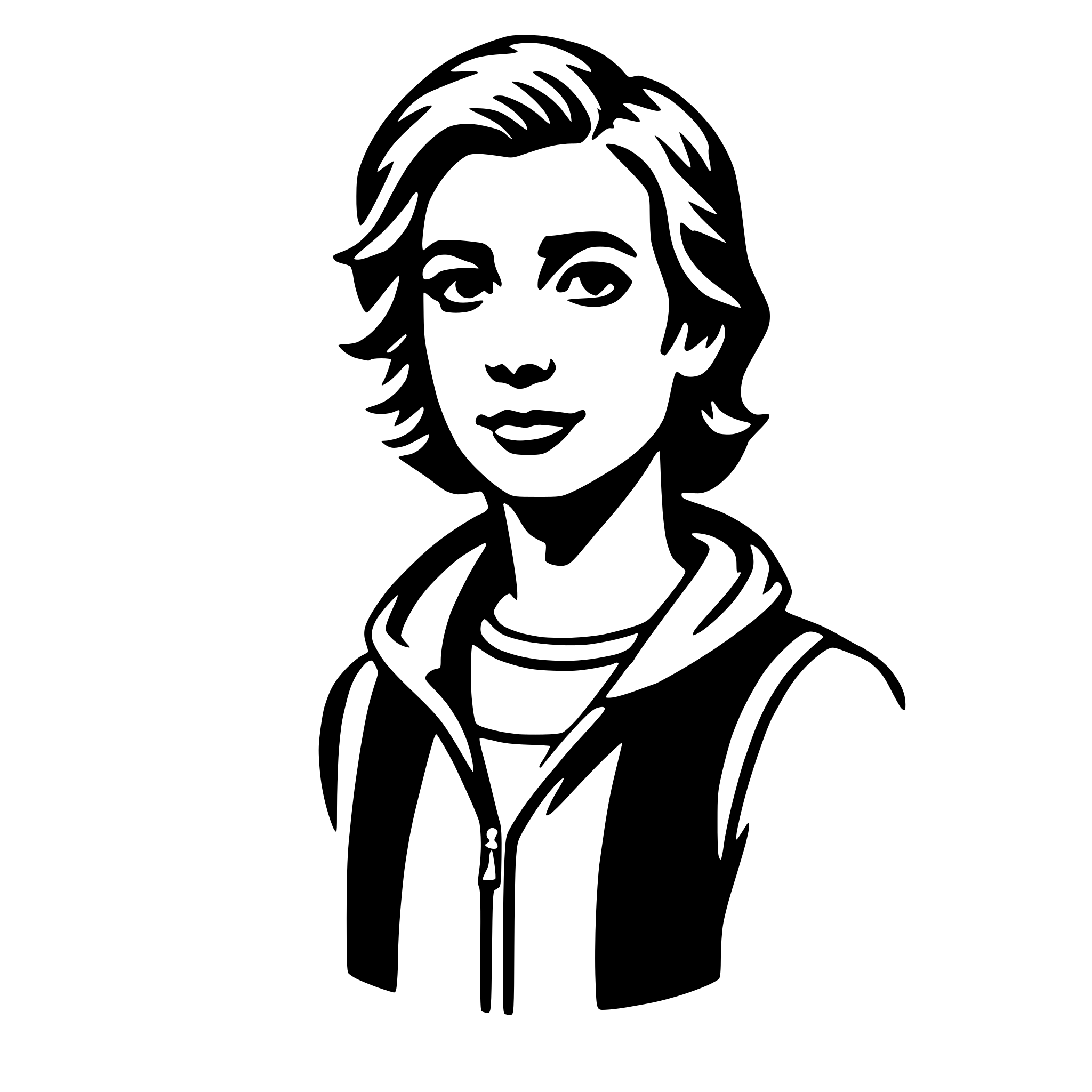 AI-generated SVG of 'teen'