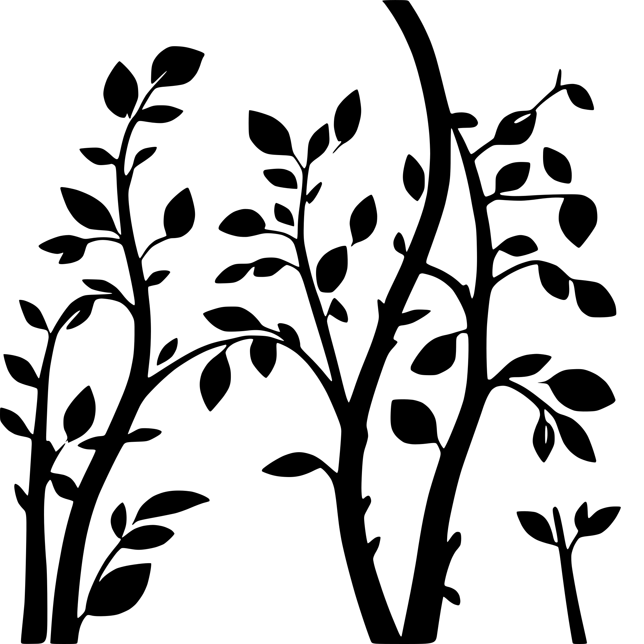 AI-generated SVG of 'spirally coiled mulberry stems'