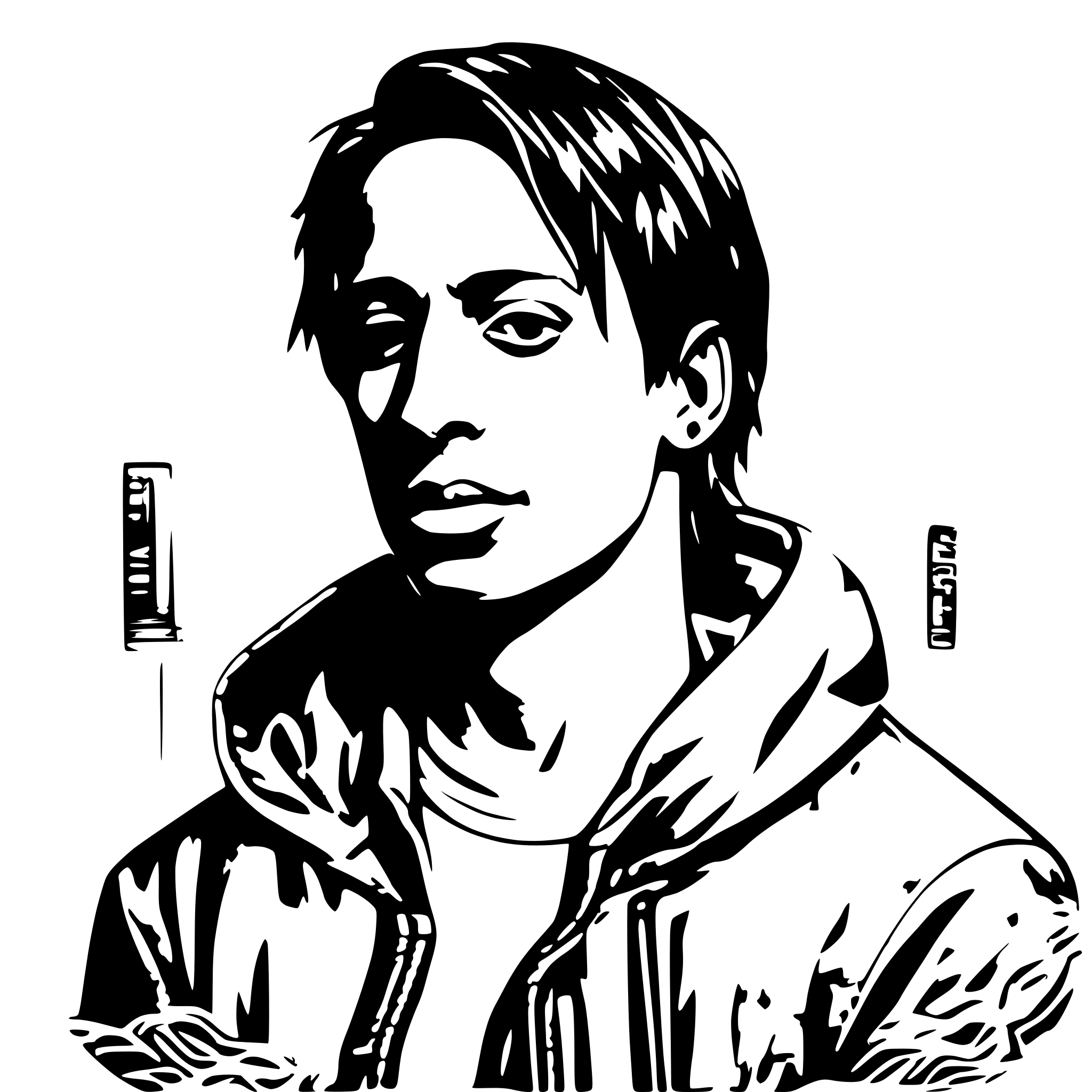 AI-generated SVG of 'Travis Scott'