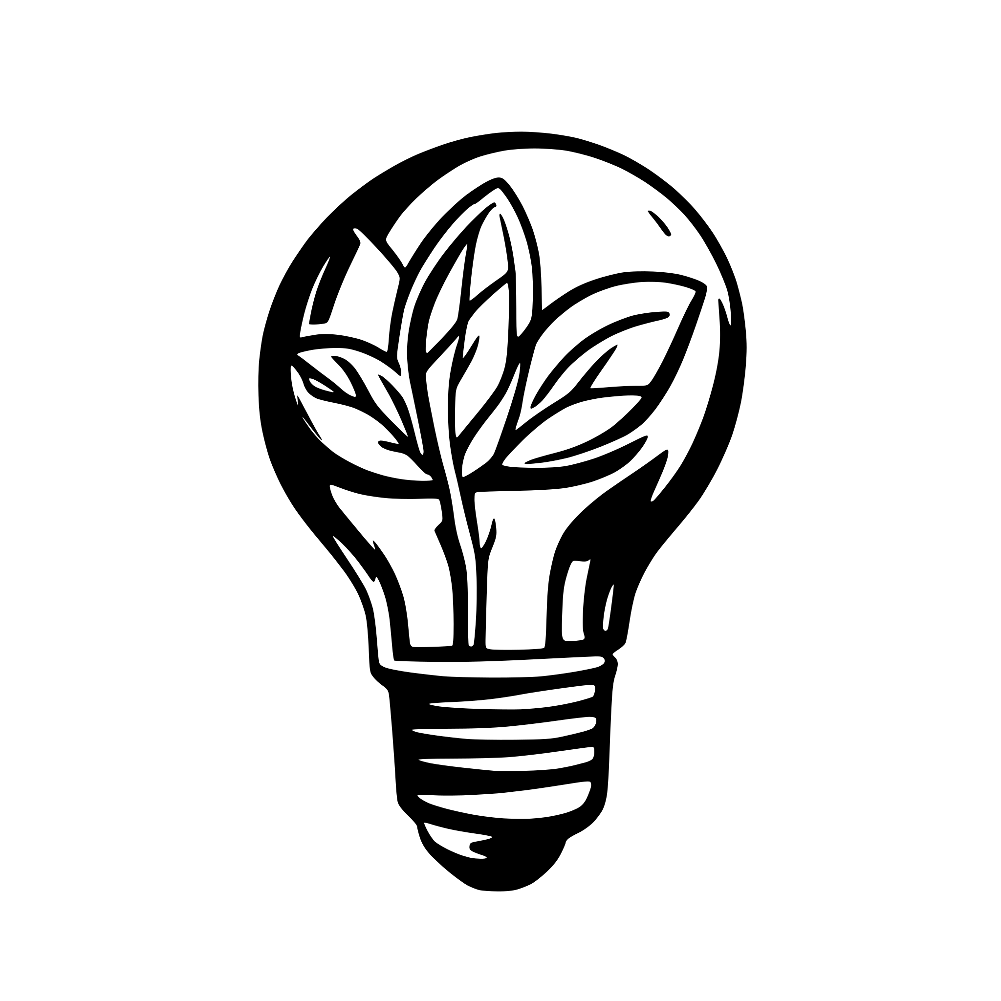 AI-generated SVG of a Wide green light bulb with a plant inside, soft glow effect. AI-generated SVG of a Wide green light bulb with a plant inside, soft glow effect.