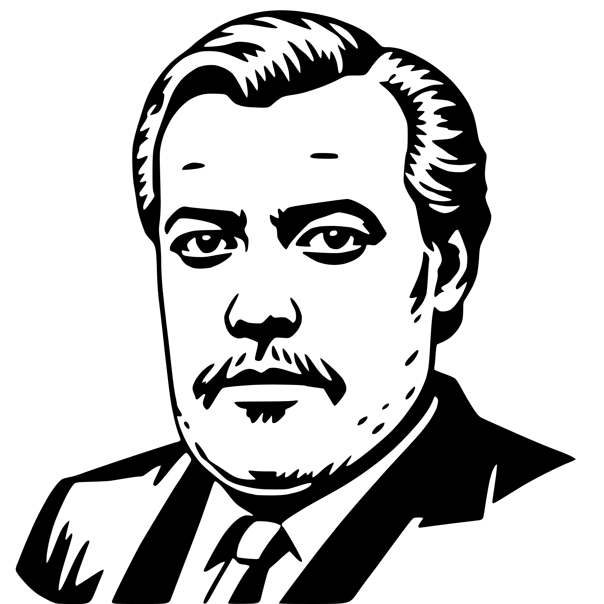 AI-generated SVG of a orson welles