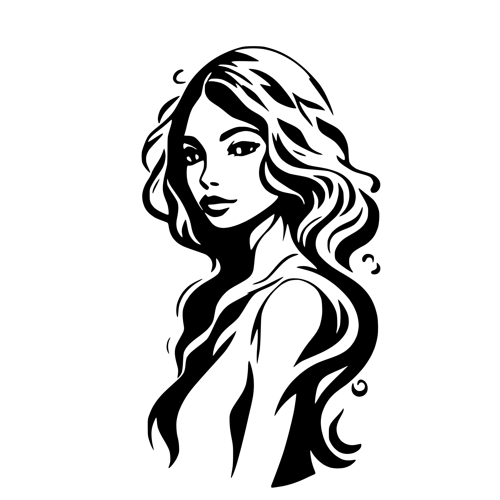 AI-generated SVG of a abstract, lines based, variable thickness, flowing curves, fluid flow, particles flow, dust flow, sand flow, cosmic flow, no sharp edges, portrait mode