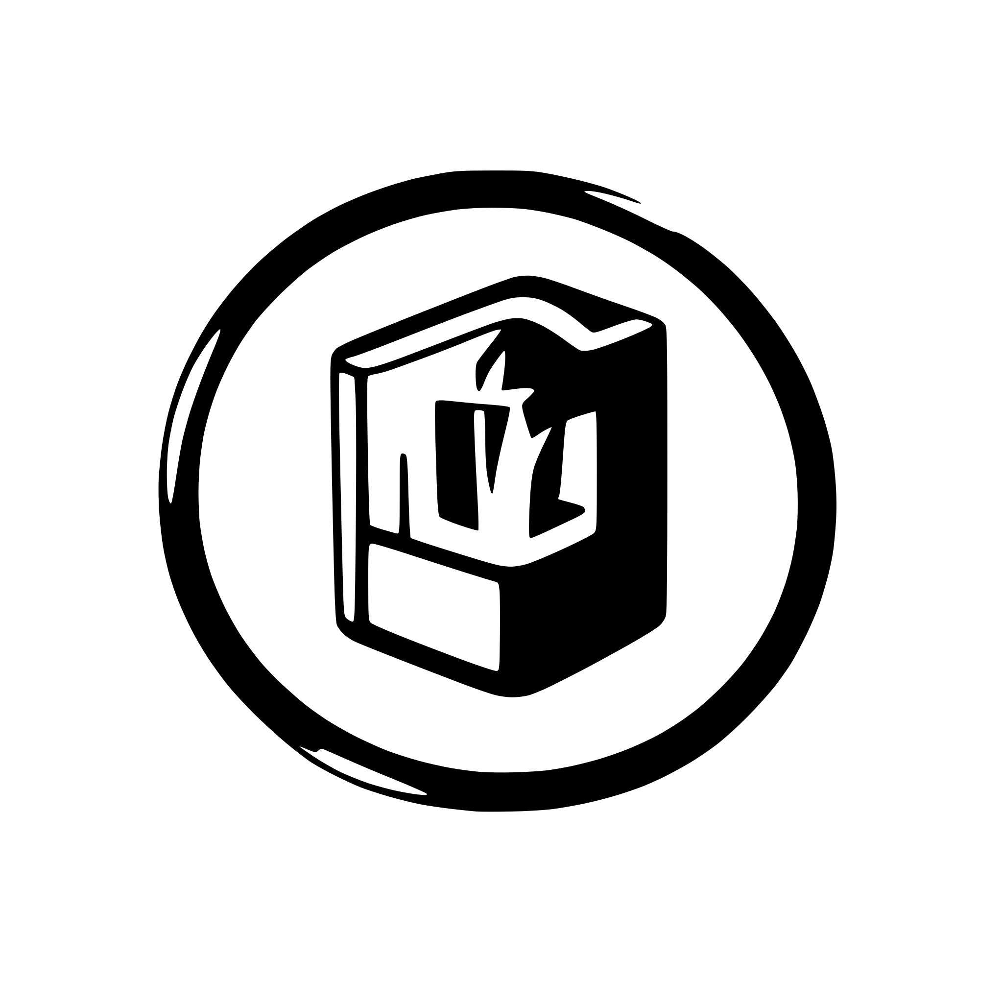 AI-generated SVG of 'a logo for an authentication service called anyAuth.'