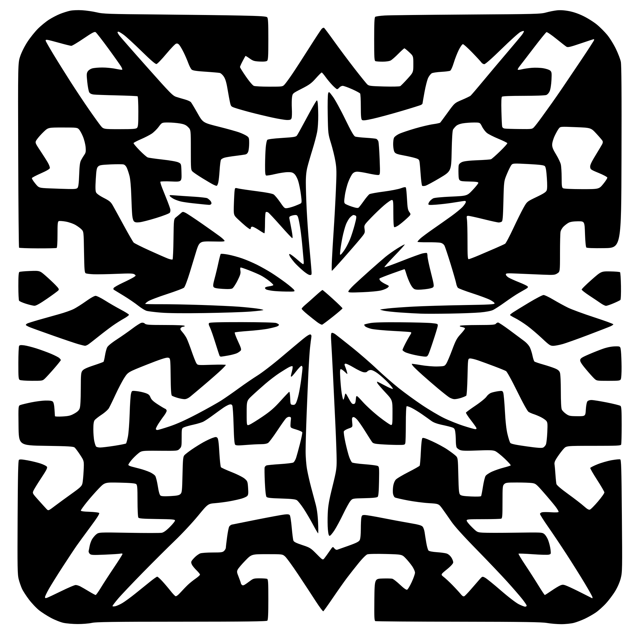 AI-generated SVG of 'kaleidoscop gradient'